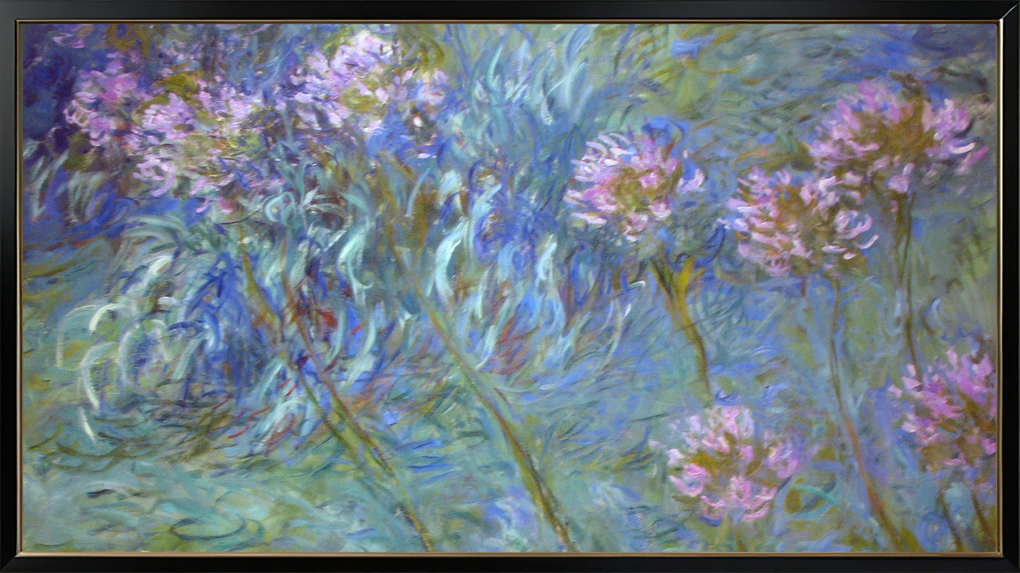 Claude Monet 16:9 Tv Art, set of 5 framed images - ArtRemade