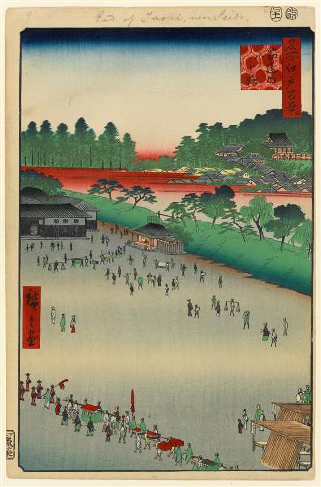 Utagawa Hiroshige Digital image download, Parts 6-10 of the One Hundred Famous Views of Edo series - ArtRemade