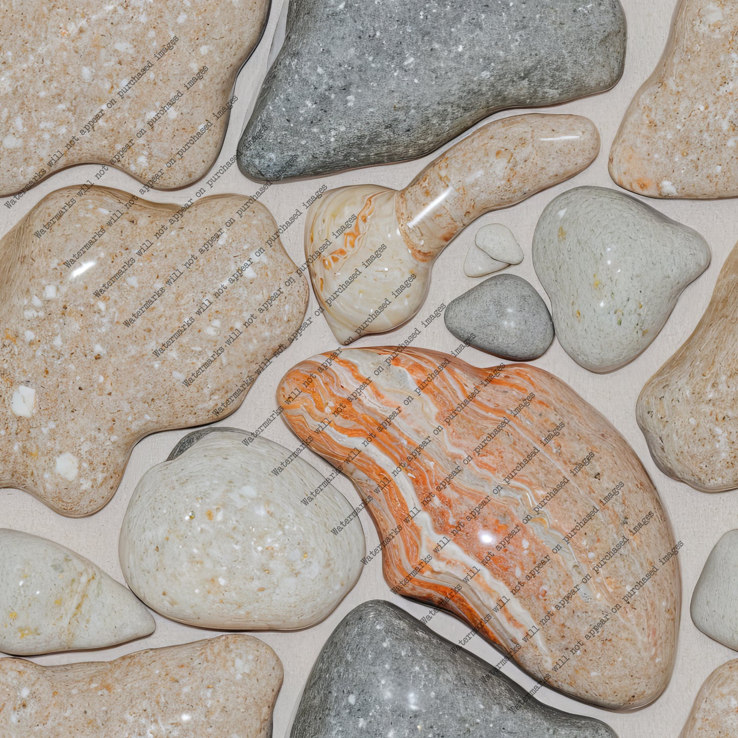 River Rock Wall pack, seamless pattern / tiles / texture 2048*2048 pixels, 300dpi, PNG 10 images - ArtRemade