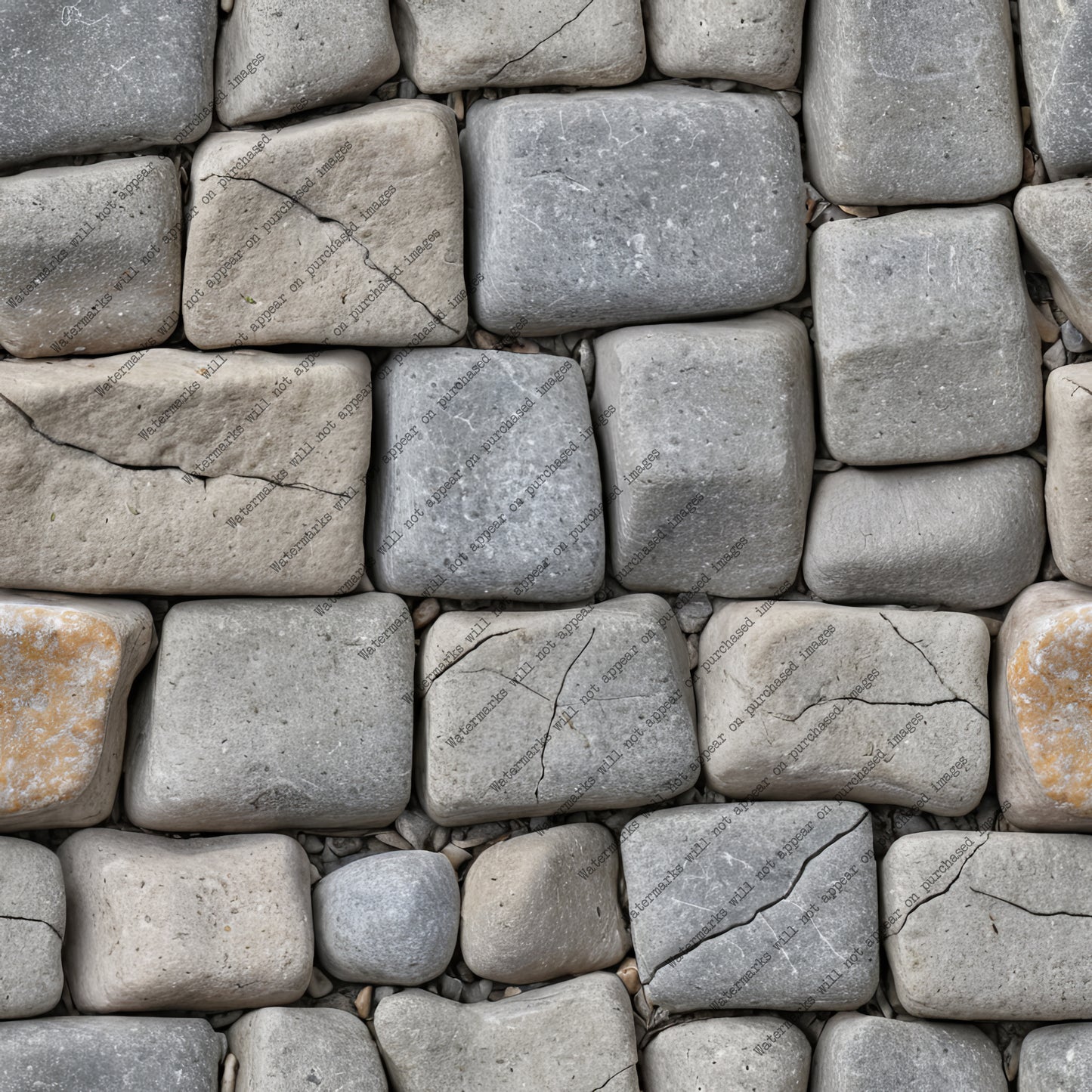 River Rock Wall pack, seamless pattern / tiles / texture 2048*2048 pixels, 300dpi, PNG 10 images - ArtRemade