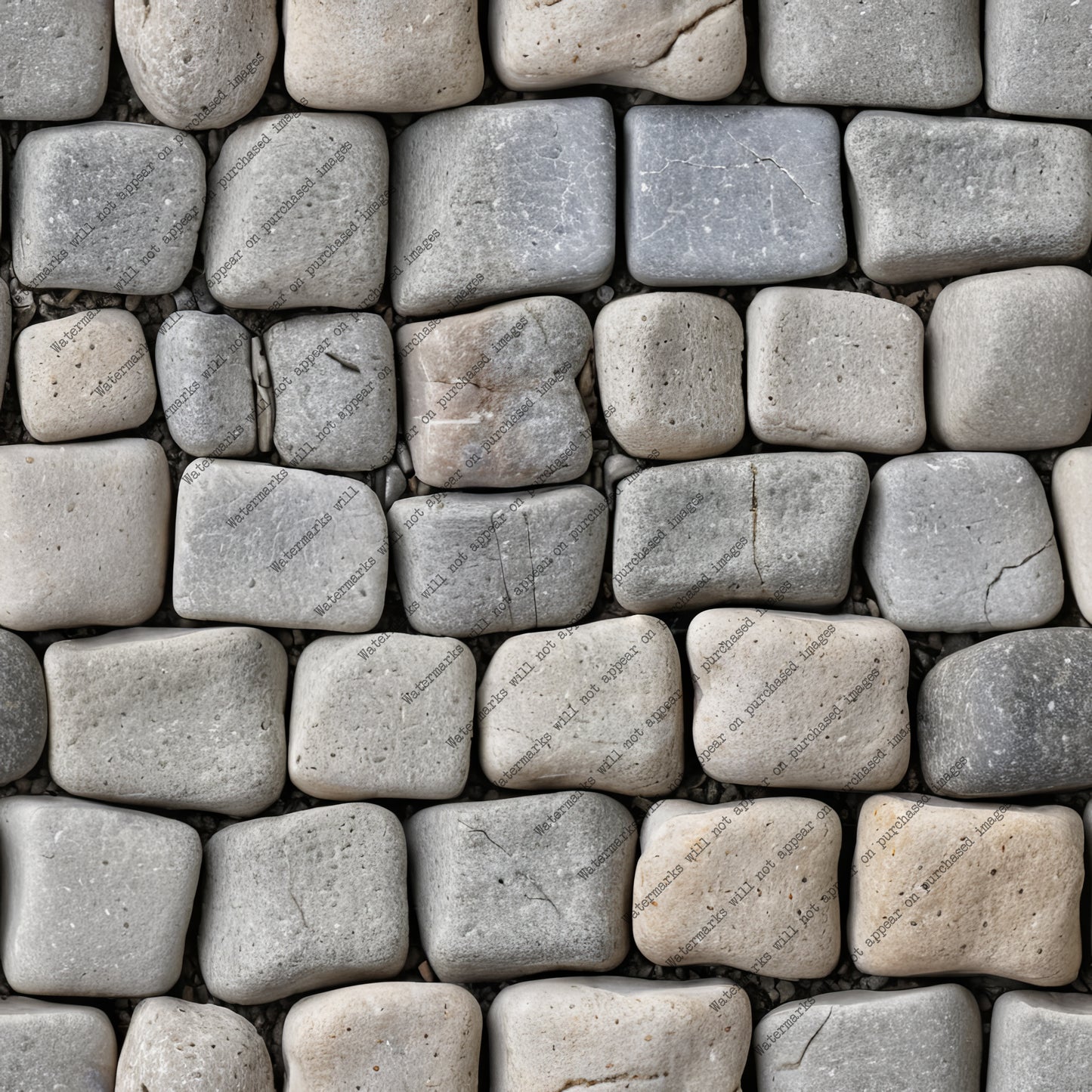 River Rock Wall pack, seamless pattern / tiles / texture 2048*2048 pixels, 300dpi, PNG 10 images - ArtRemade