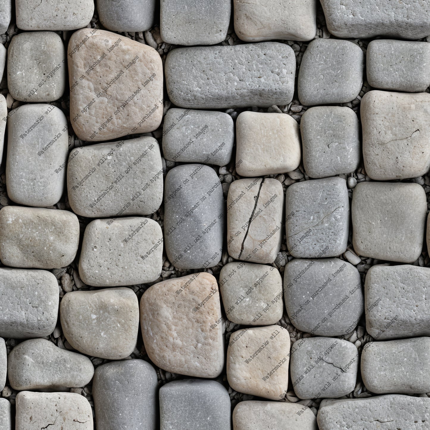 River Rock Wall pack, seamless pattern / tiles / texture 2048*2048 pixels, 300dpi, PNG 10 images - ArtRemade
