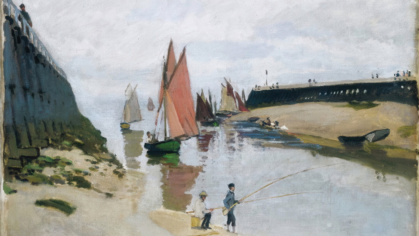 Monet Portrait Collection - Impressionist Figure Paintings for TV Display (16:9)