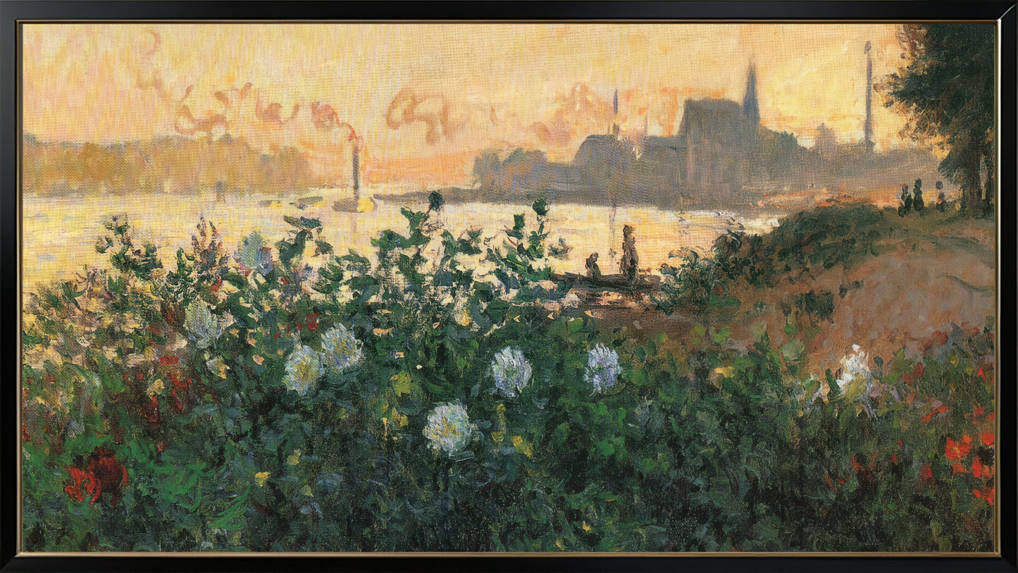 Claude Monet 16:9 Tv Art, set of 5 framed images - ArtRemade
