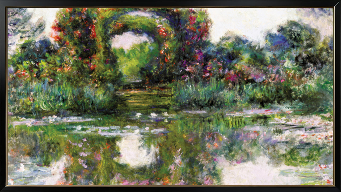Claude Monet 16:9 Tv Art, set of 5 framed images - ArtRemade