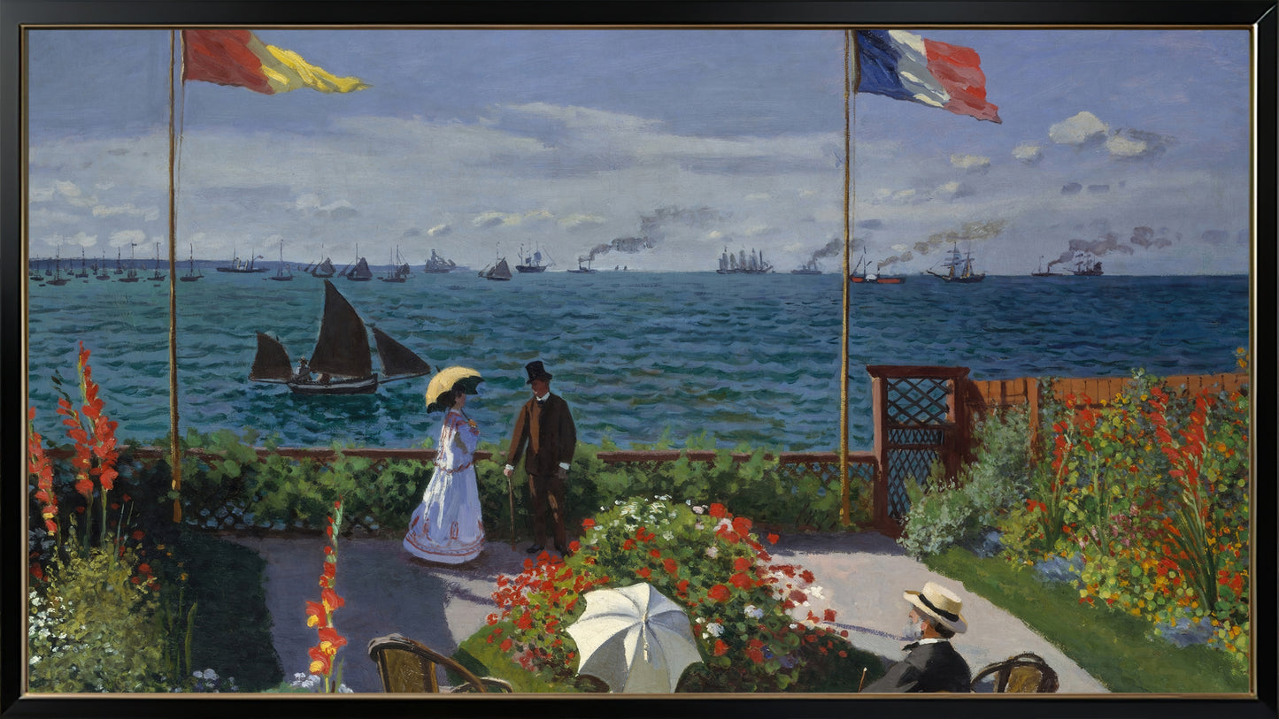Claude Monet 16:9 Tv Art, set of 5 framed images - ArtRemade