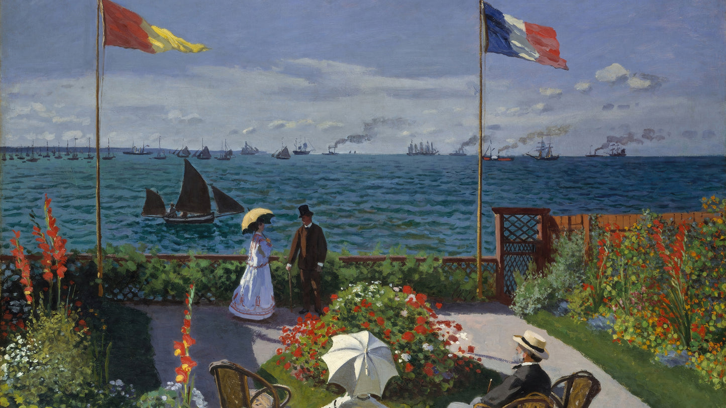 Monet Portrait Collection - Impressionist Figure Paintings for TV Display (16:9)