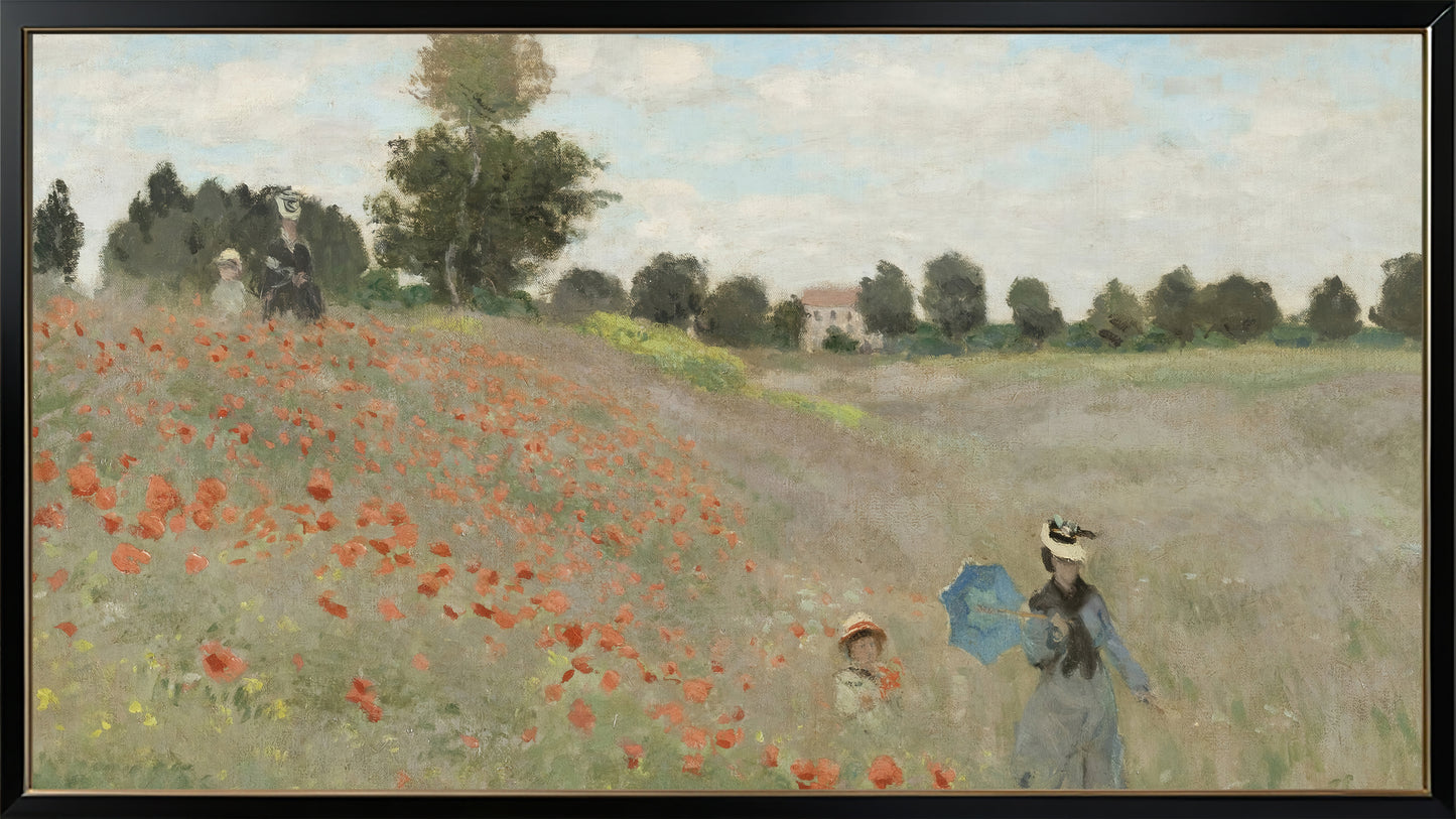 Claude Monet 16:9 Tv Art, set of 5 framed images - ArtRemade