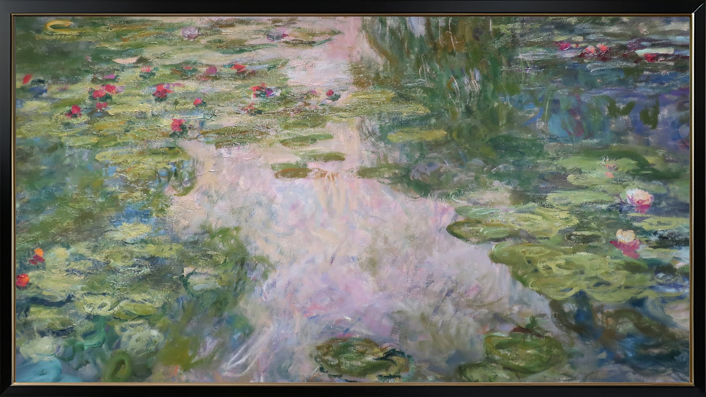 Claude Monet 16:9 Tv Art, set of 5 framed images - ArtRemade