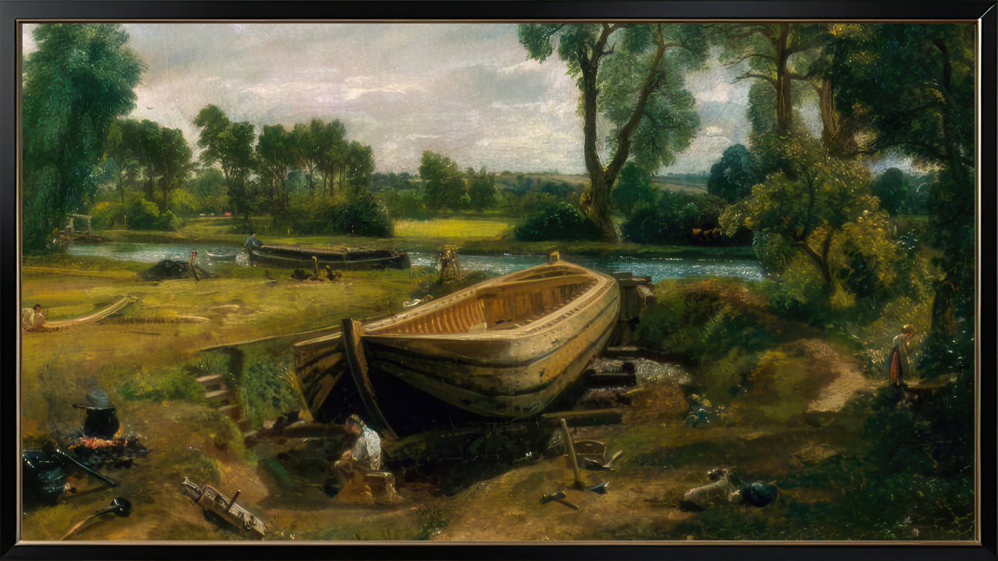 John Constable 16:9 Tv Art, set of 5 framed images - ArtRemade