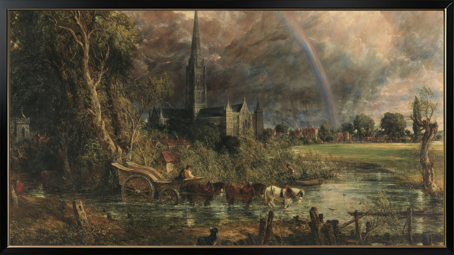 John Constable 16:9 Tv Art, set of 5 framed images - ArtRemade
