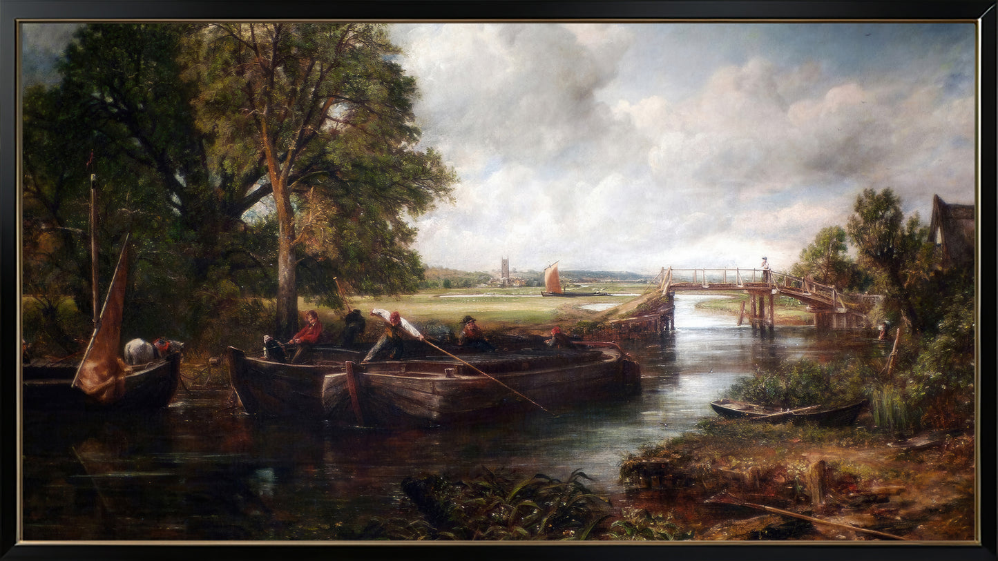 John Constable 16:9 Tv Art, set of 5 framed images - ArtRemade