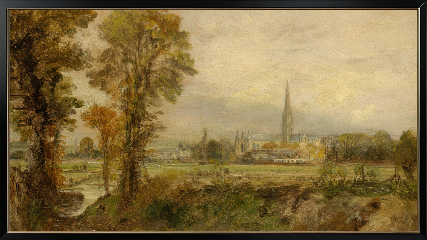 John Constable 16:9 Tv Art, set of 5 framed images - ArtRemade