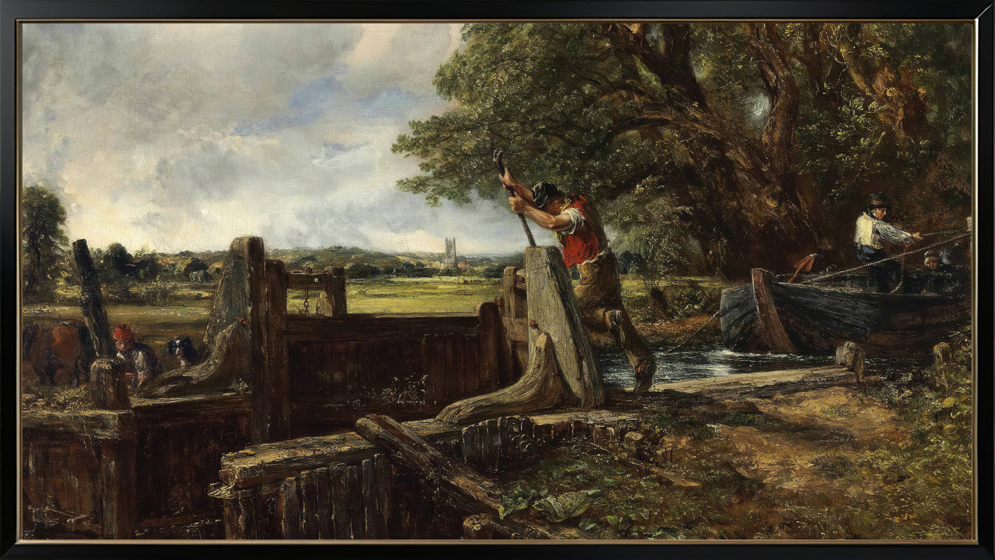 John Constable 16:9 Tv Art, set of 5 framed images - ArtRemade