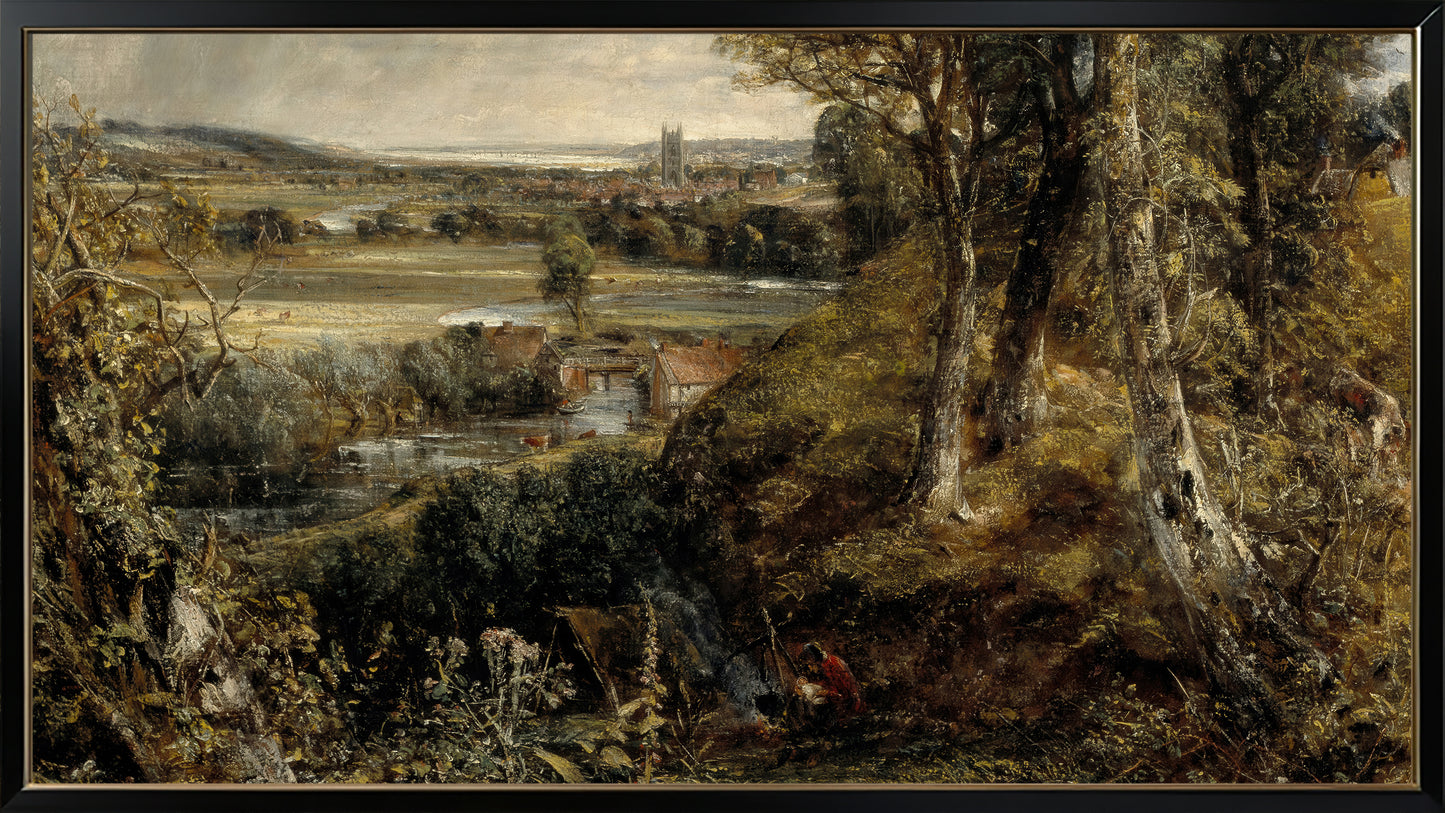 John Constable 16:9 Tv Art, set of 5 framed images - ArtRemade