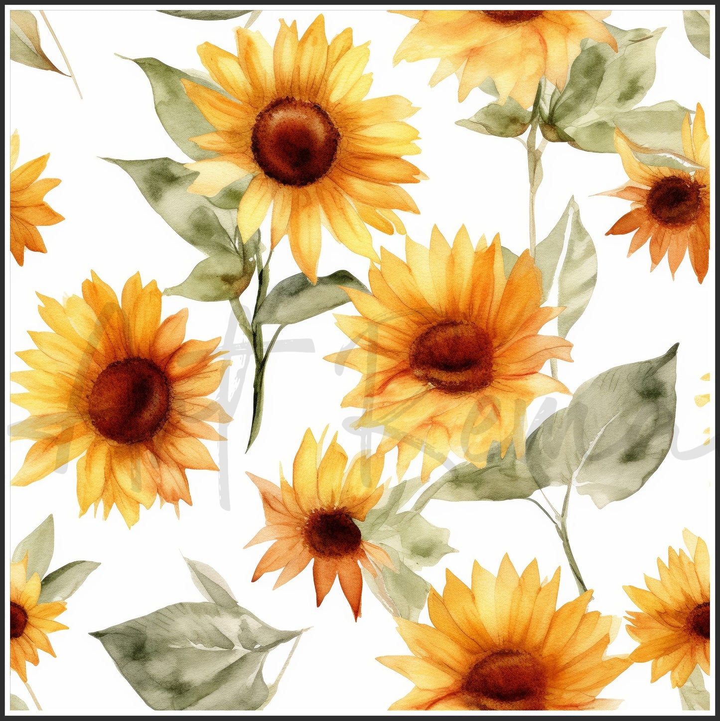 Strawberry Sunflower Art Digital Paper pack, seamless pattern / tiles, 3072 x 3072 pixels, 300dpi, JPEG, SVG, 21 images - ArtRemade