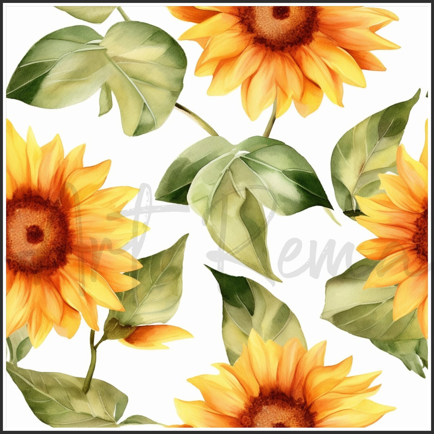 Strawberry Sunflower Art Digital Paper pack, seamless pattern / tiles, 3072 x 3072 pixels, 300dpi, JPEG, SVG, 21 images - ArtRemade