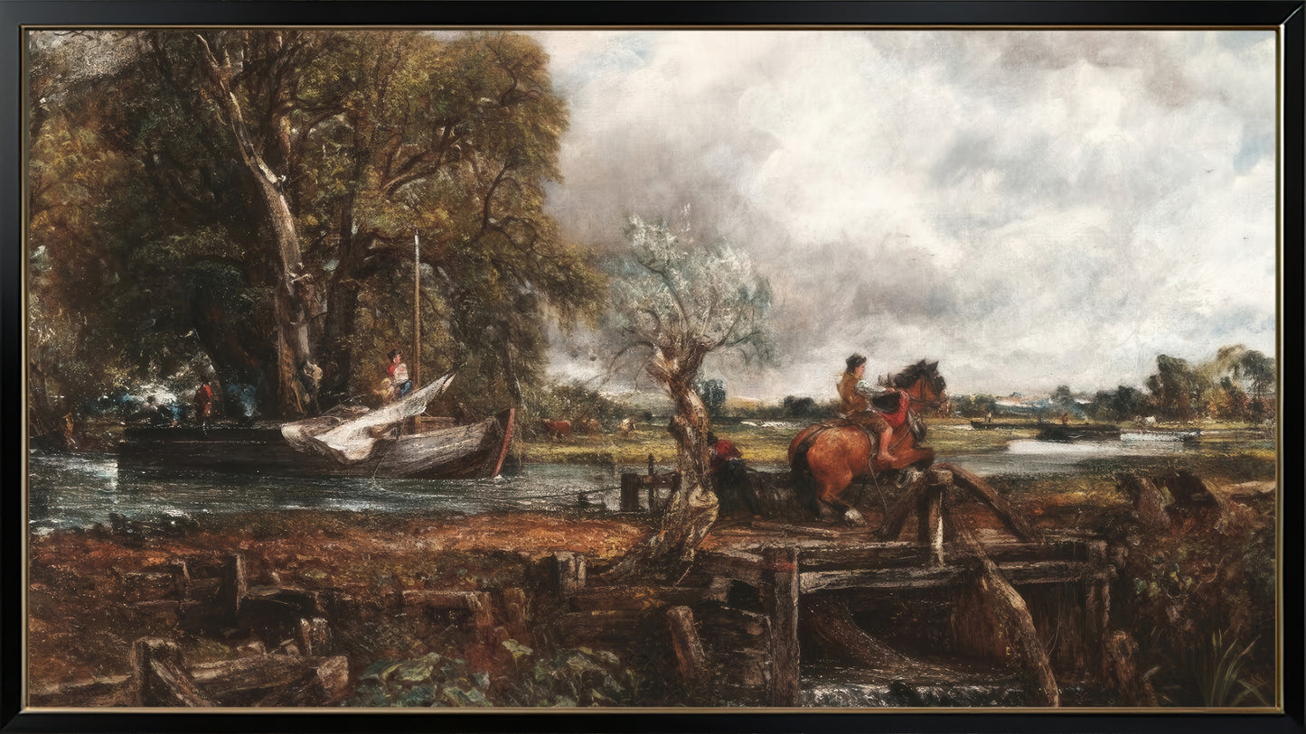 John Constable 16:9 Tv Art, set of 5 framed images - ArtRemade