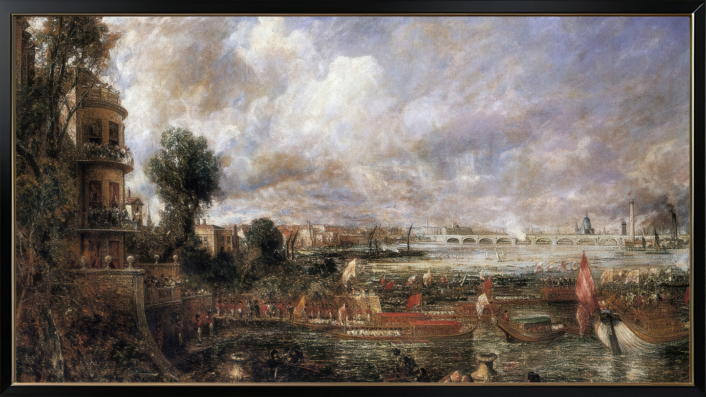 John Constable 16:9 Tv Art, set of 5 framed images - ArtRemade