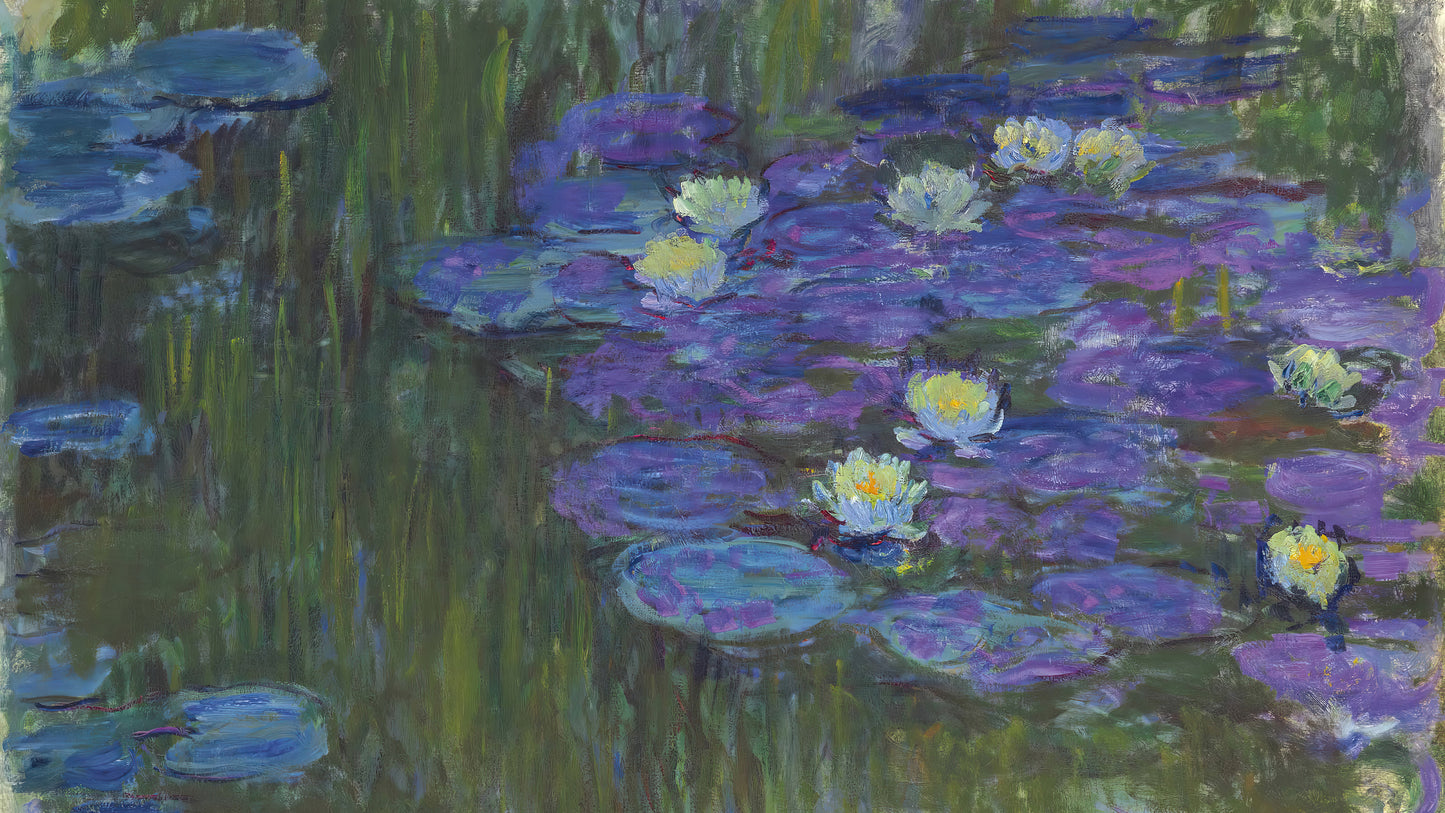Monet Impressionist Art Collection - Water Lilies & Garden Paintings for TV Display (16:9)