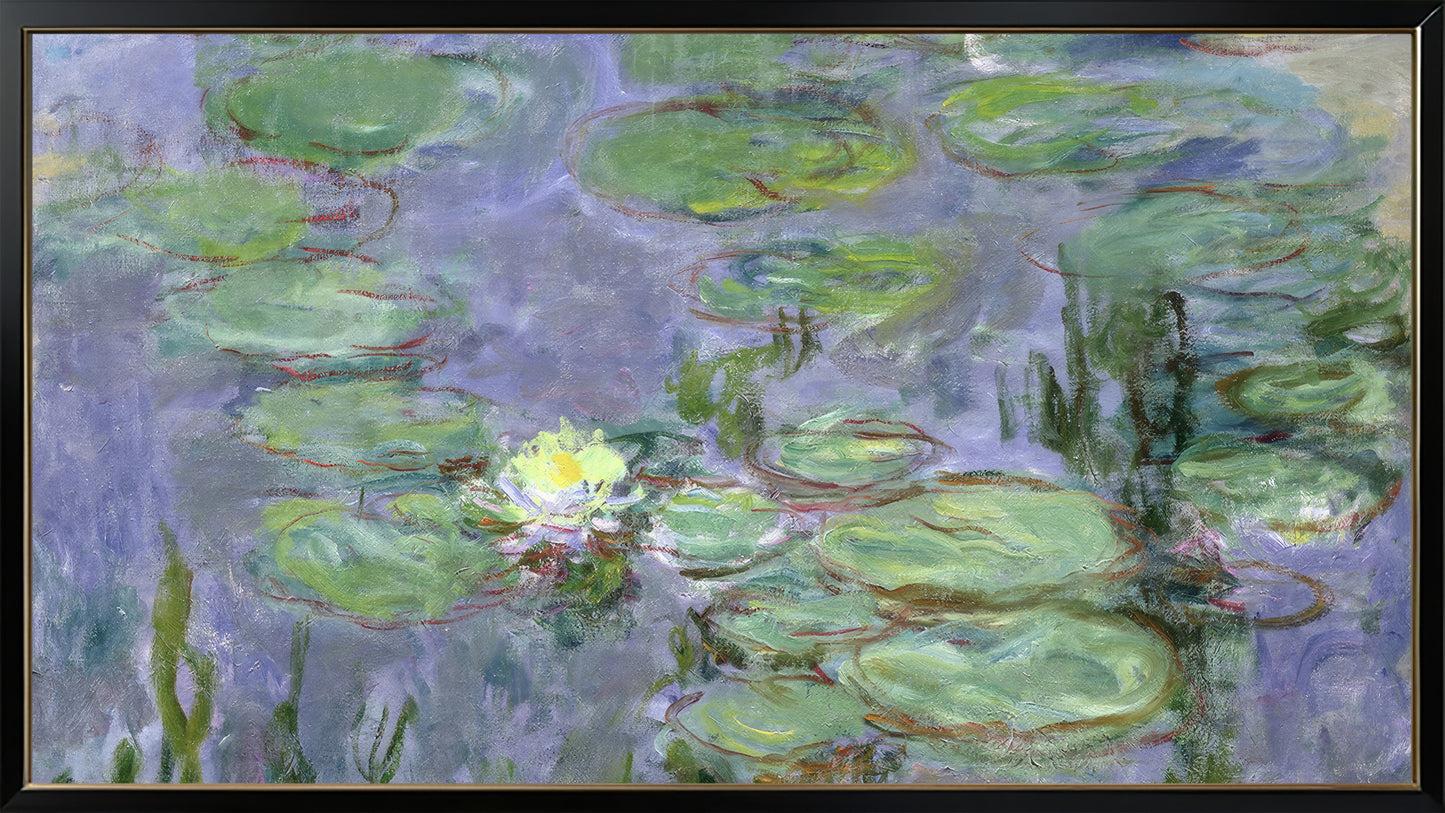 Claude Monet 16:9 Tv Art, set of 5 framed images - ArtRemade