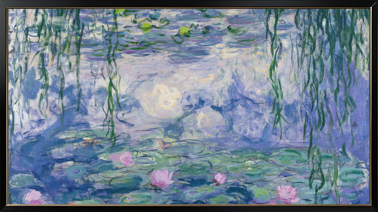 Claude Monet 16:9 Tv Art, set of 5 framed images - ArtRemade