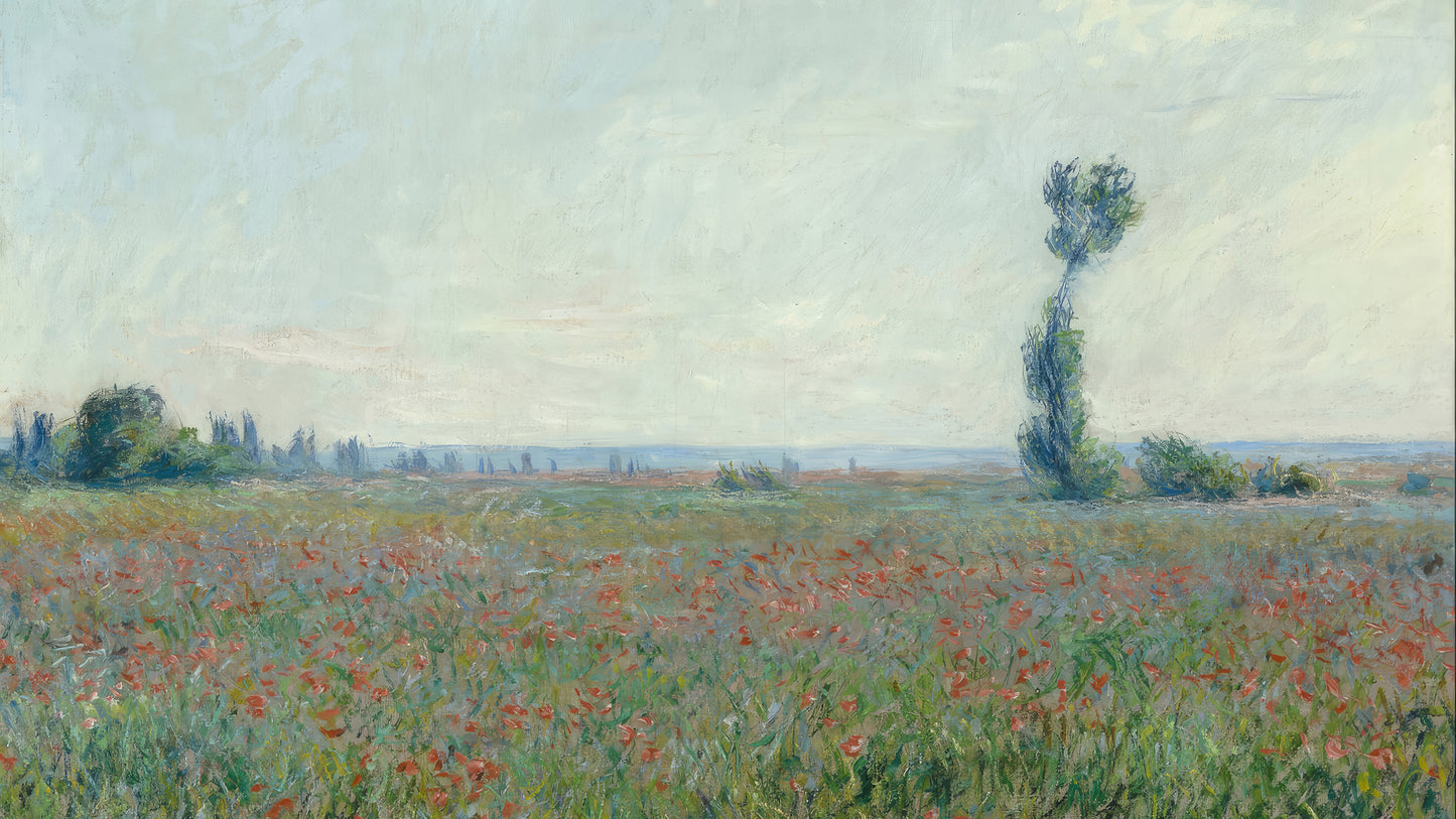 French Countryside Monet Art - Rural Landscape Digital Prints for Large Screens