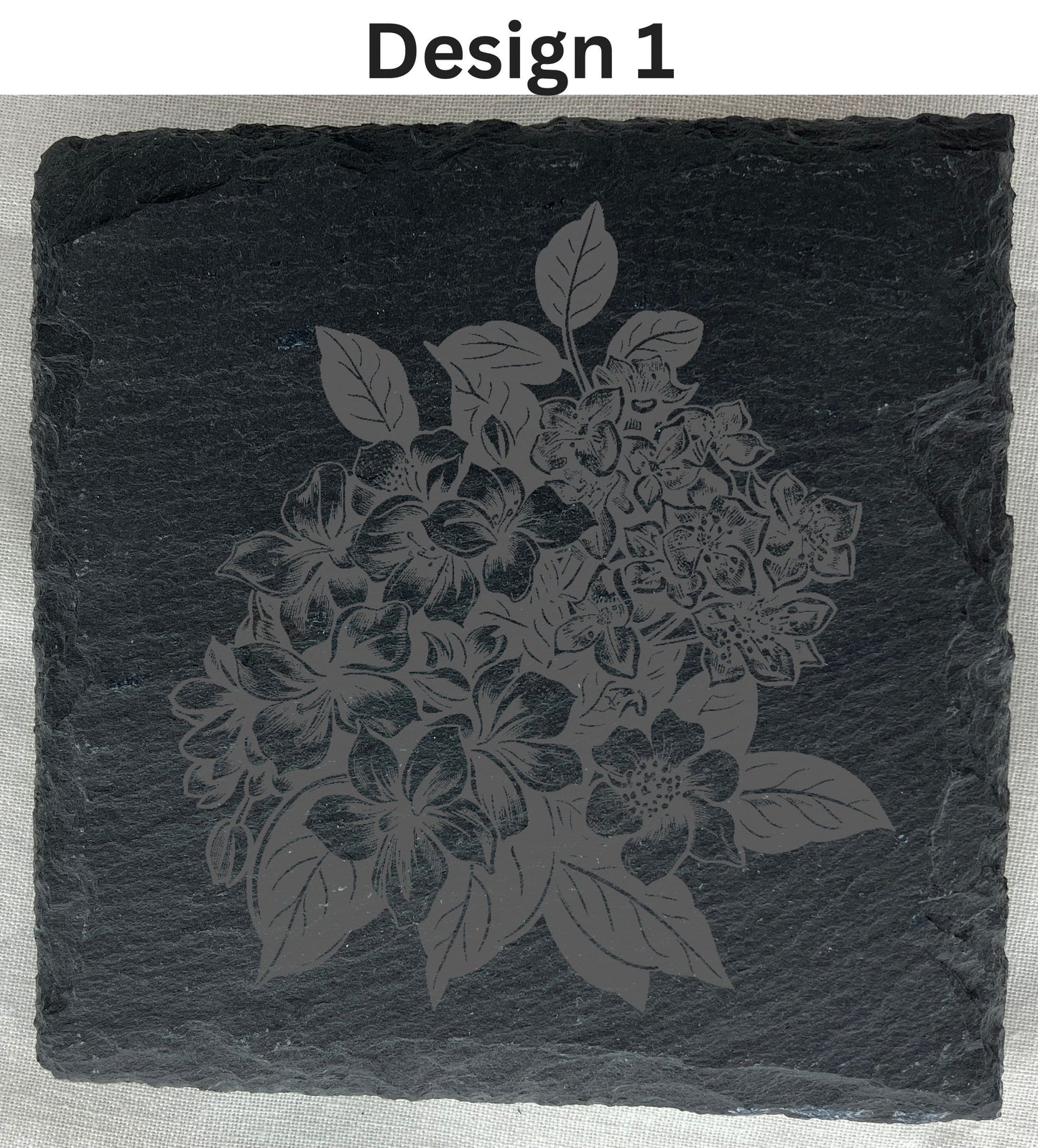 Slate Coaster that can be laser engraved with any message, any image, great gift for her, weddings etc