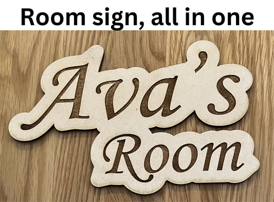 Custom signage, laser cut, made to order, 3mm MDF ready to paint. Great gifts for kids, weddings, birthdays, house warming - ArtRemade