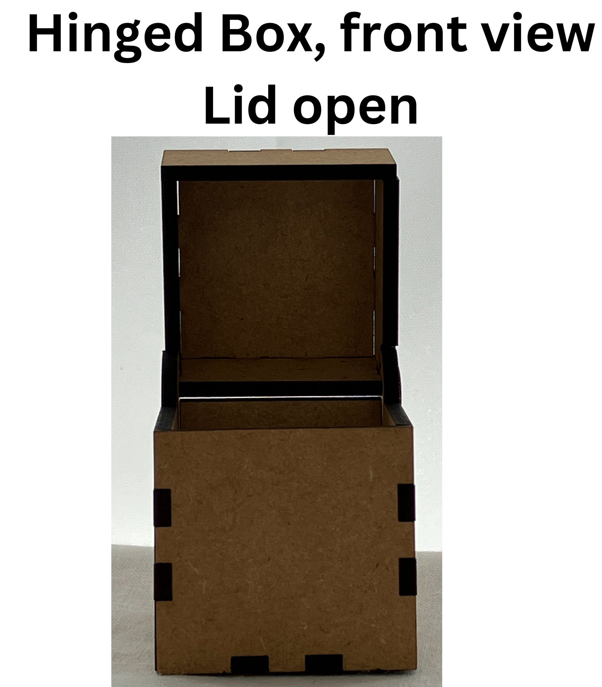 Custom made boxes, laser cut, made to order, 3mm MDF ready to paint up to a maximum of 200mm per side - ArtRemade