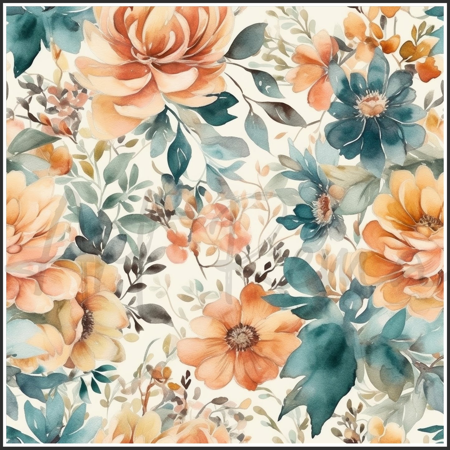 Old Fashioned Flowers Art Digital Paper pack, seamless pattern / tiles, 3072 x 3072 pixels, 300dpi, JPEG, SVG, 32 images - ArtRemade