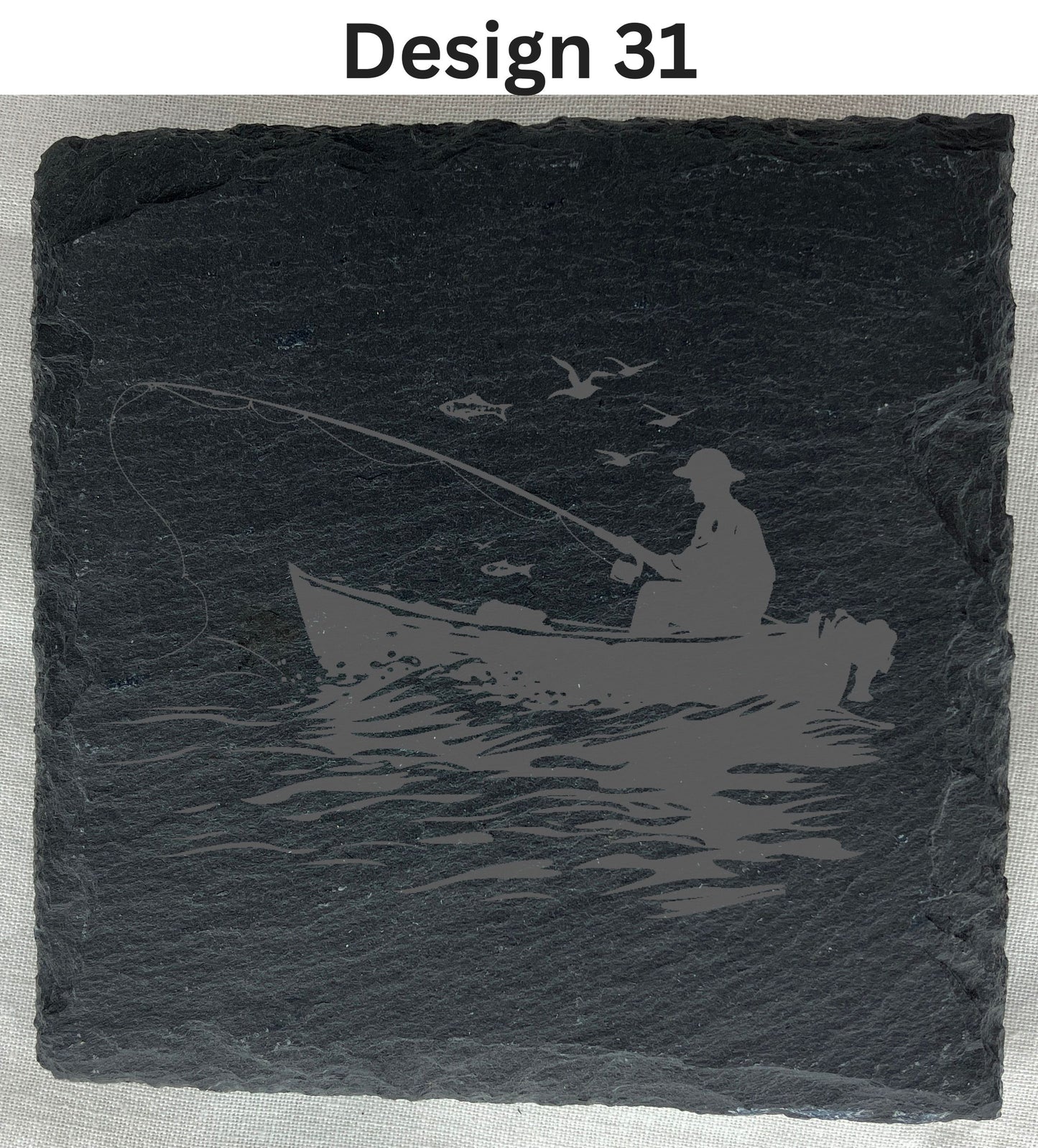 Slate Coaster that can be laser engraved with any message, any image, great gift for her, weddings etc