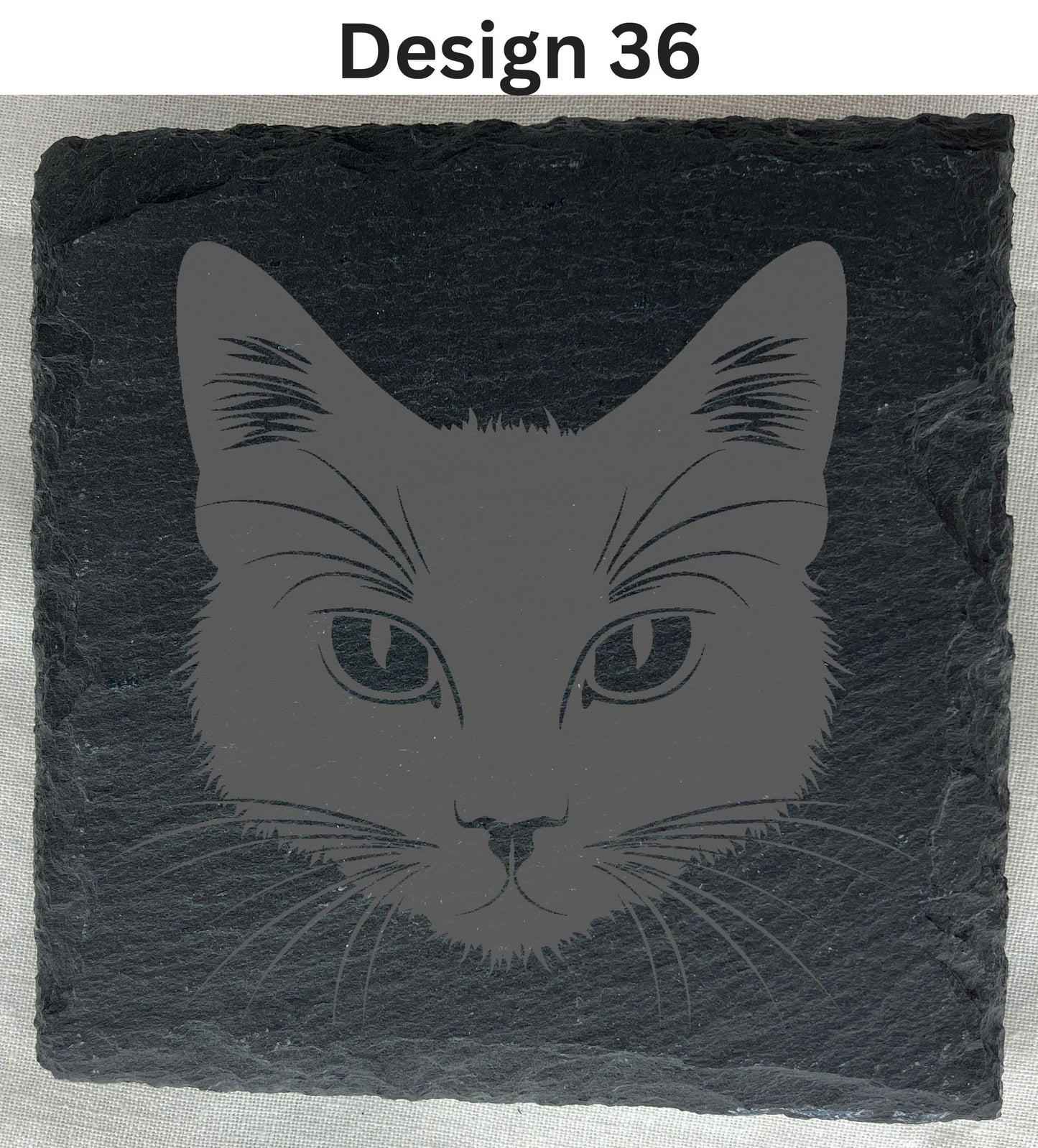 Slate Coaster that can be laser engraved with any message, any image, great gift for her, weddings etc