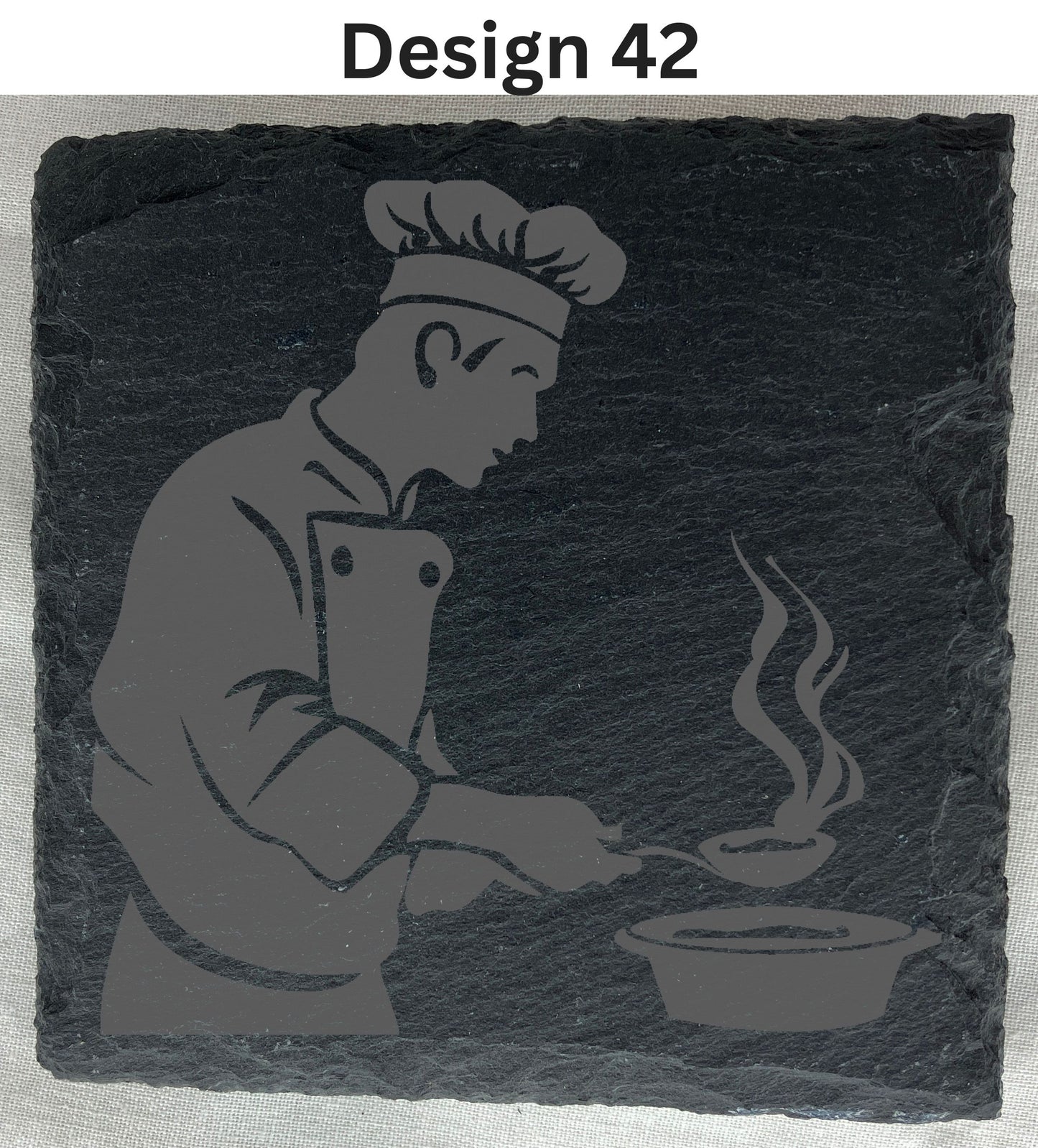 Slate Coaster that can be laser engraved with any message, any image, great gift for her, weddings etc