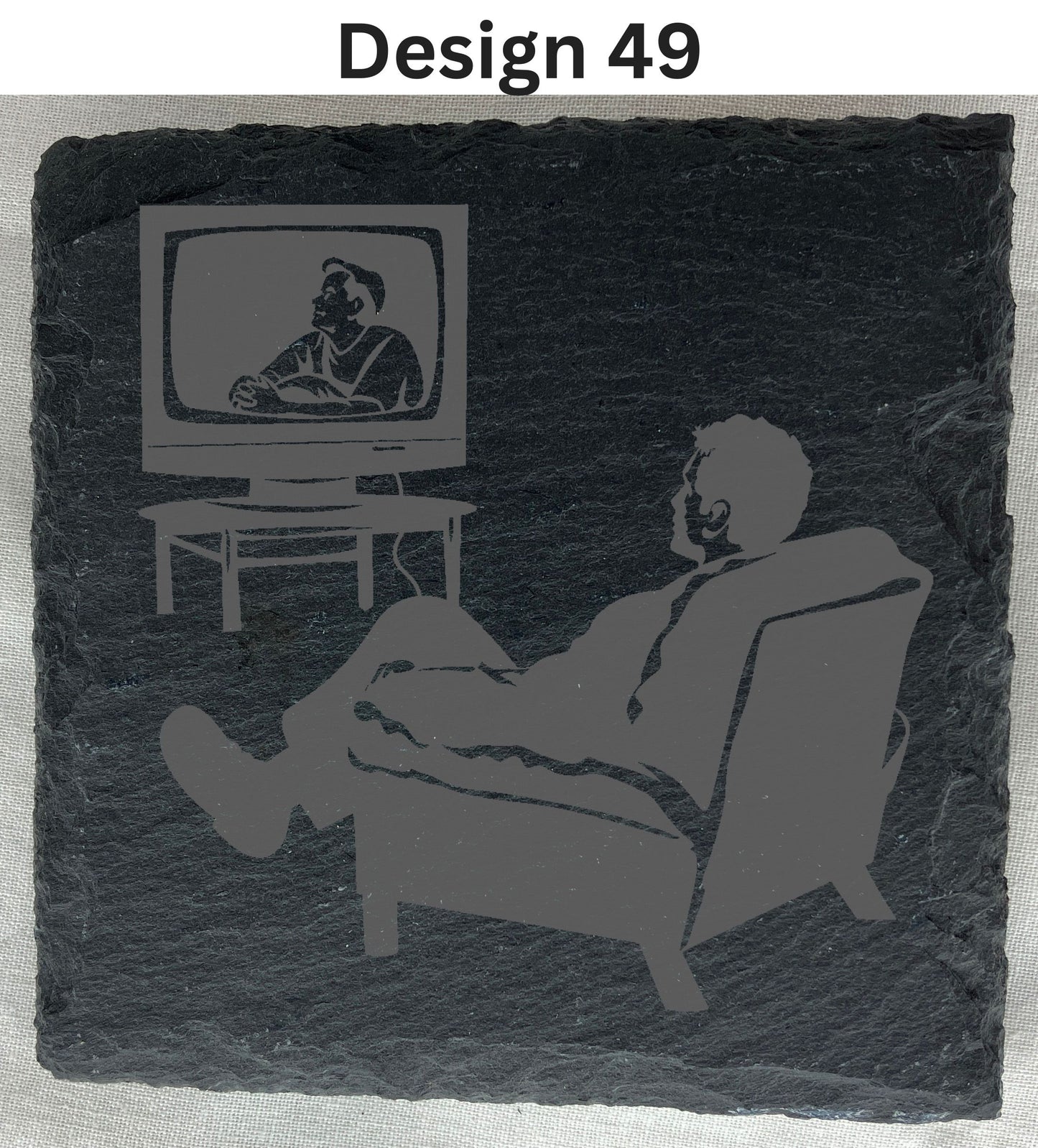 Slate Coaster that can be laser engraved with any message, any image, great gift for her, weddings etc