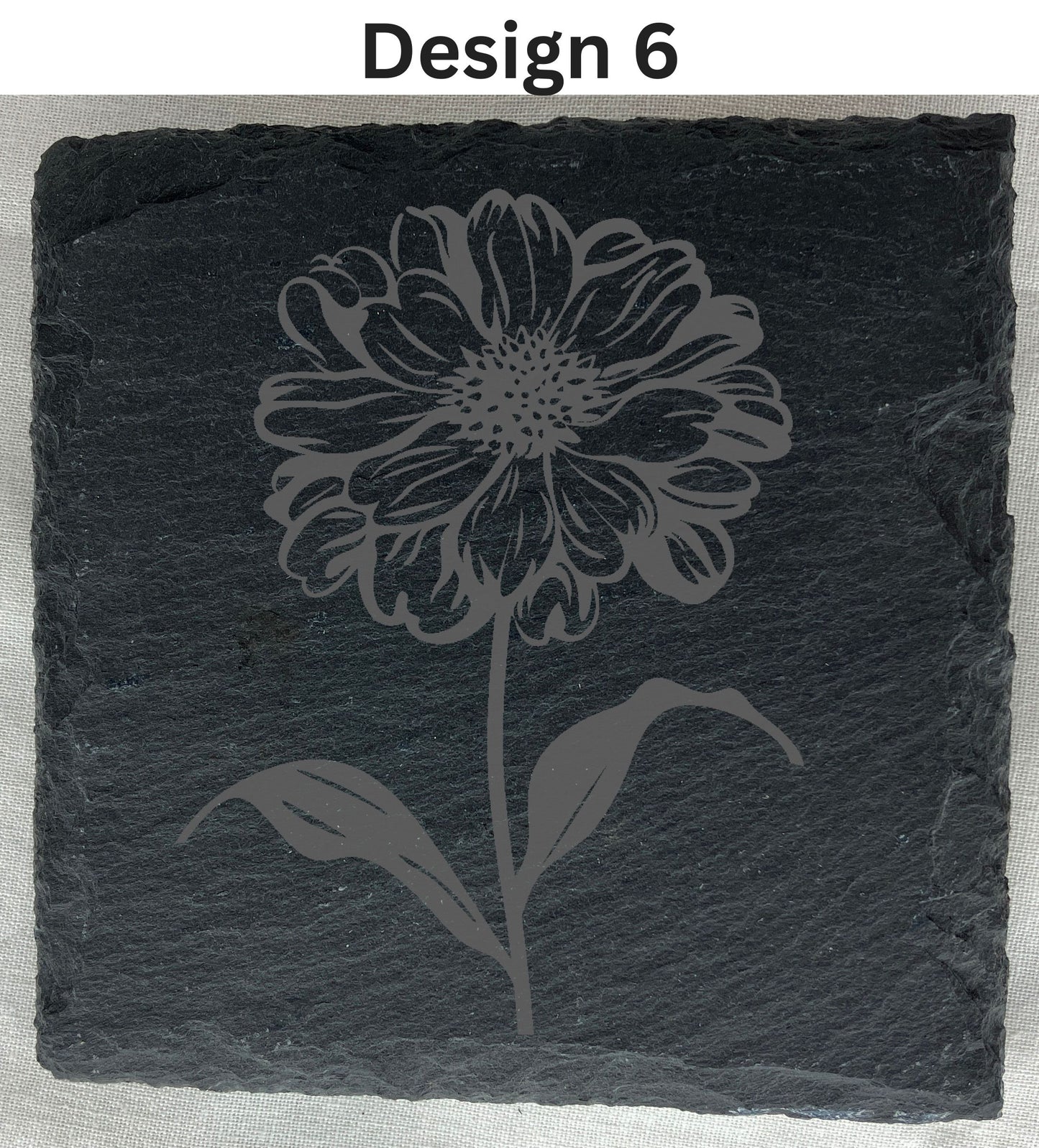 Slate Coaster that can be laser engraved with any message, any image, great gift for her, weddings etc