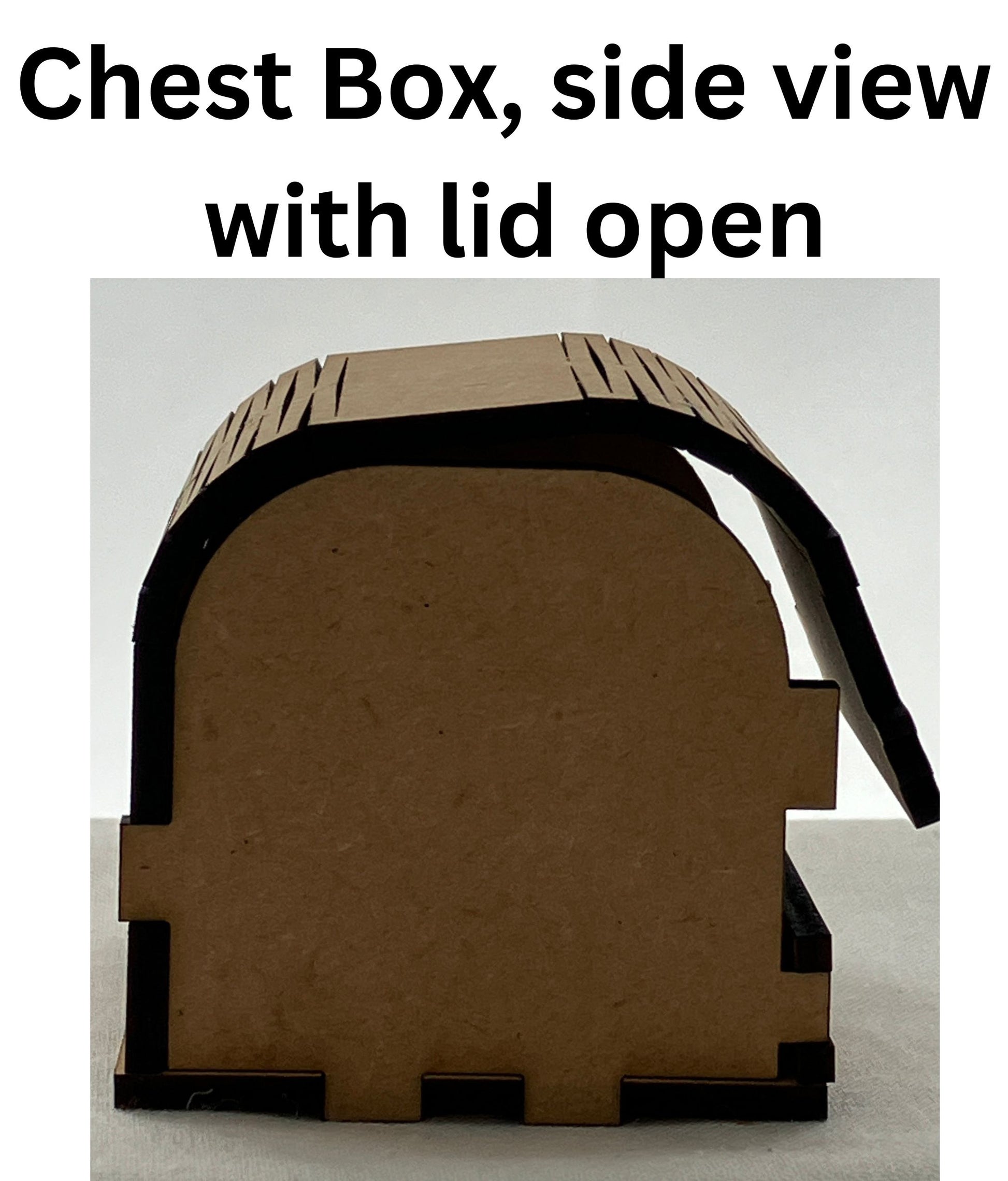 Custom made boxes, laser cut, made to order, 3mm MDF ready to paint up to a maximum of 200mm per side - ArtRemade