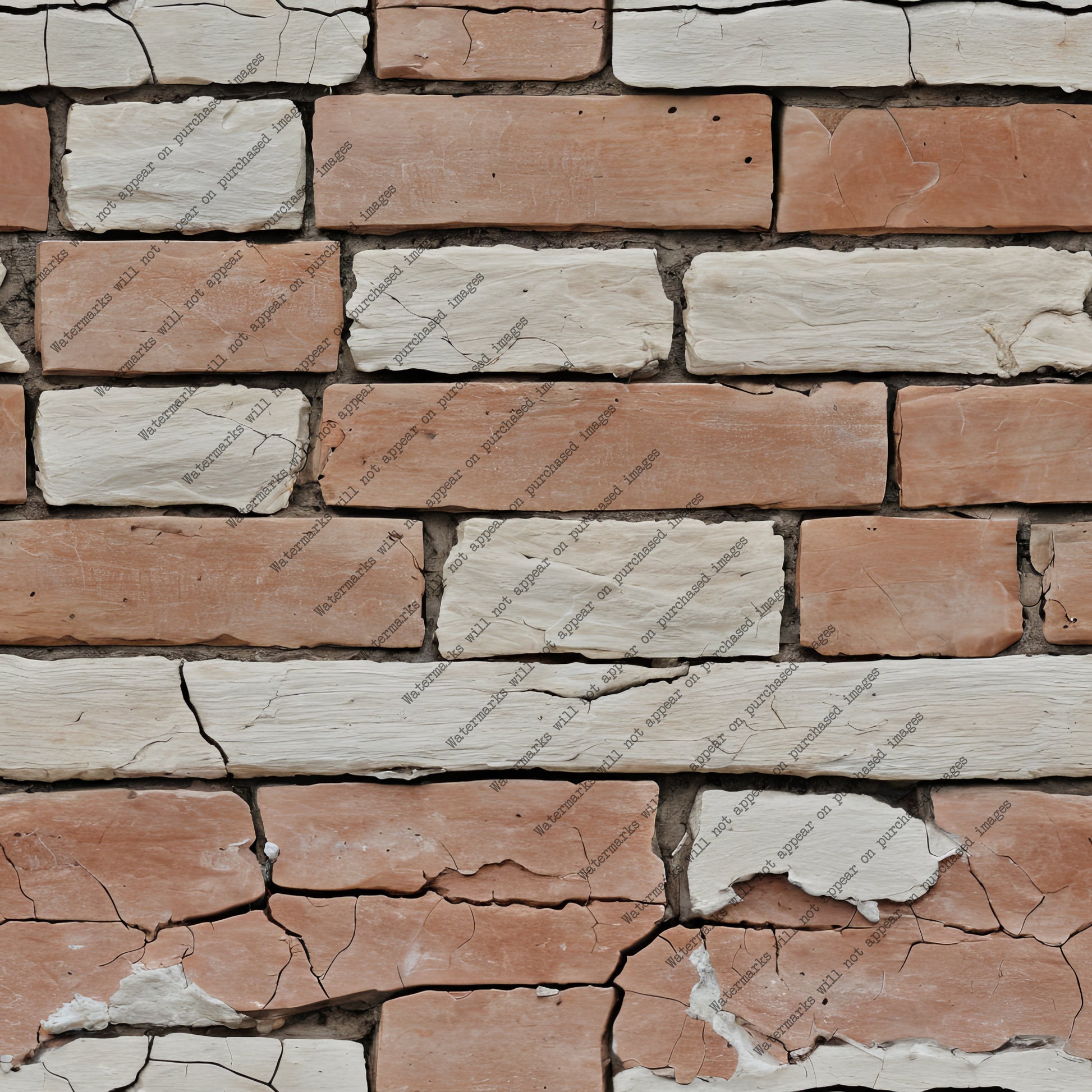 Orange and Beige Brick pack, seamless pattern / tiles / texture 2048*2048 pixels, 300dpi, PNG 10 images - ArtRemade