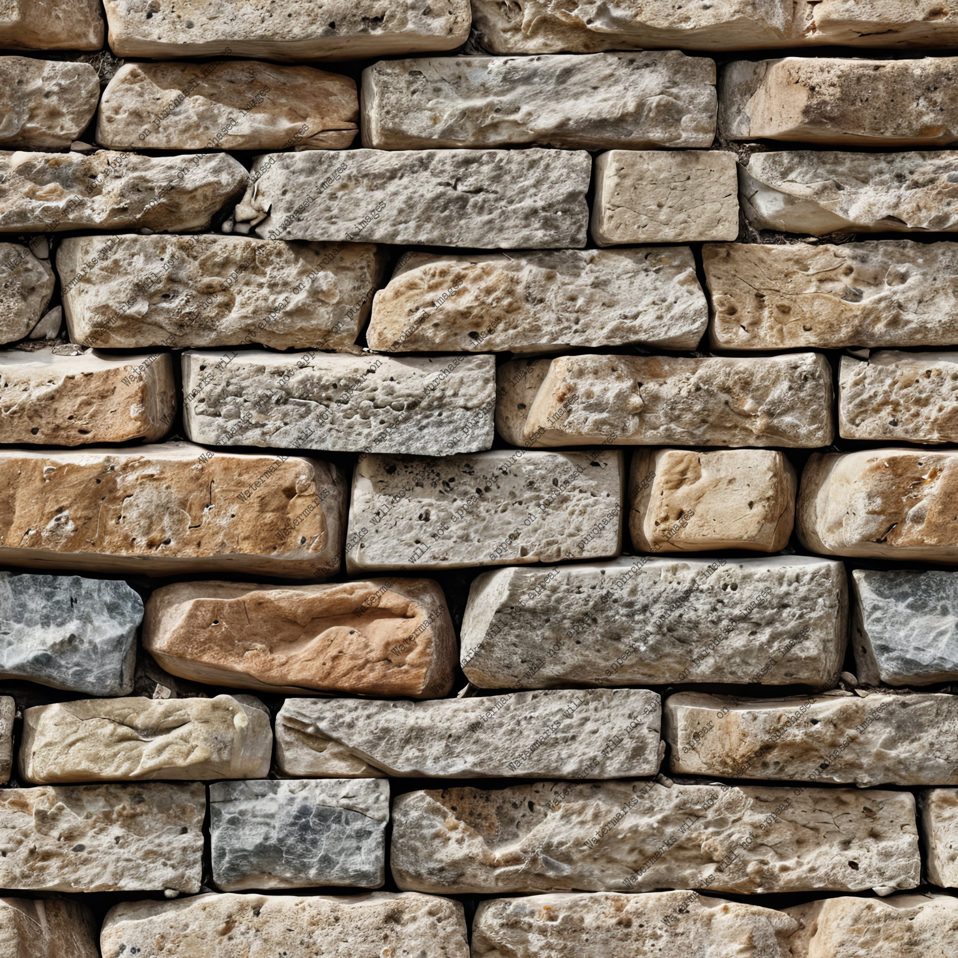 Sandstone Rock Wall pack, seamless pattern / tiles / texture 2048*2048 pixels, 300dpi, PNG 10 images - ArtRemade