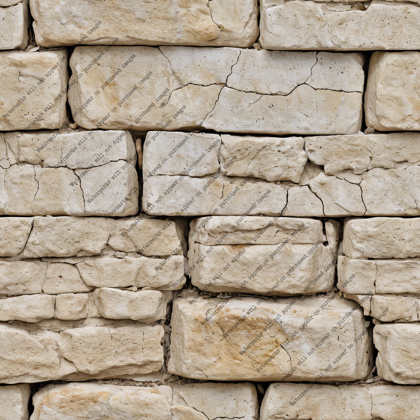 Beige Brick Wall pack, seamless pattern / tiles / texture 2048*2048 pixels, 300dpi, PNG 10 images - ArtRemade