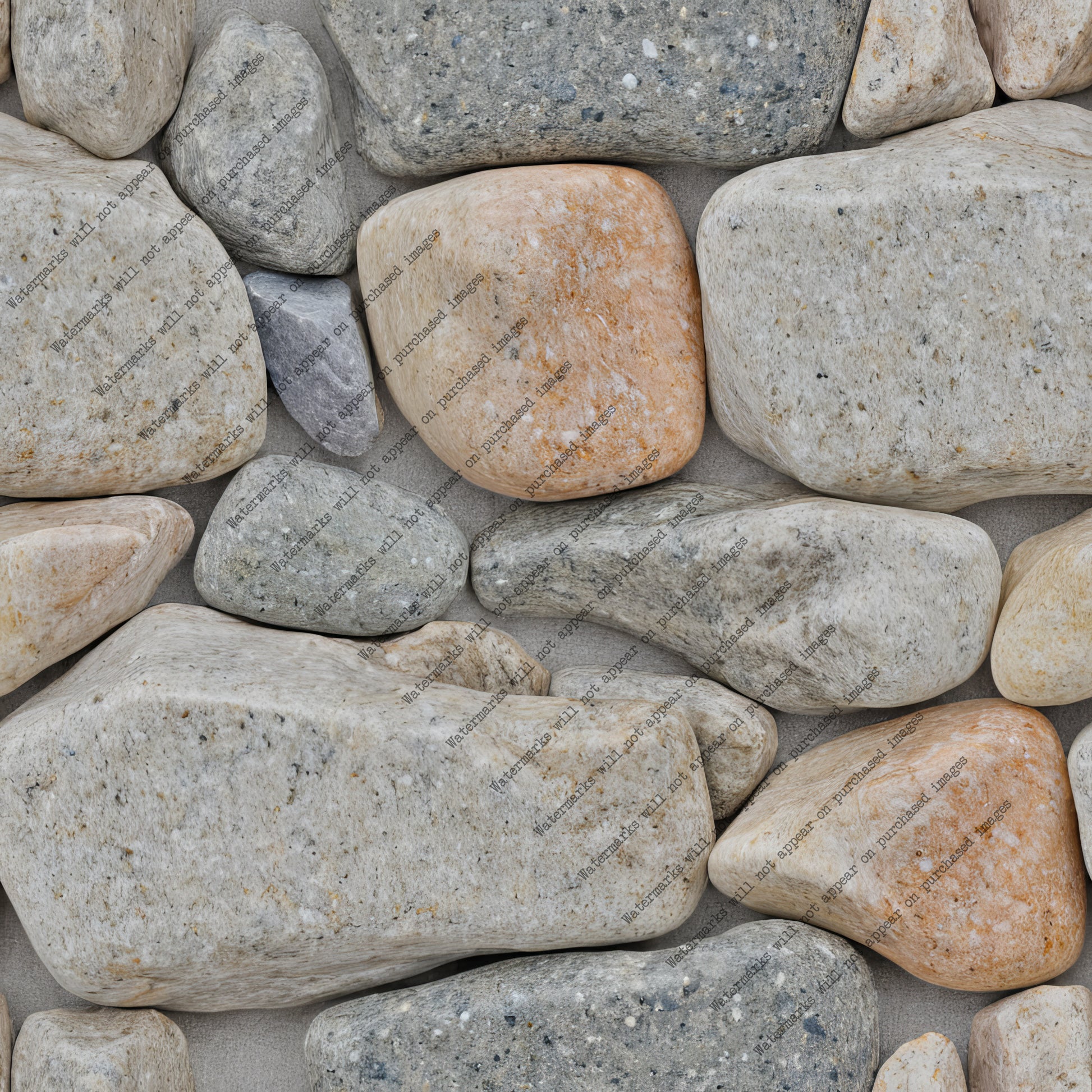 River Rock Wall pack, seamless pattern / tiles / texture 2048*2048 pixels, 300dpi, PNG 10 images - ArtRemade