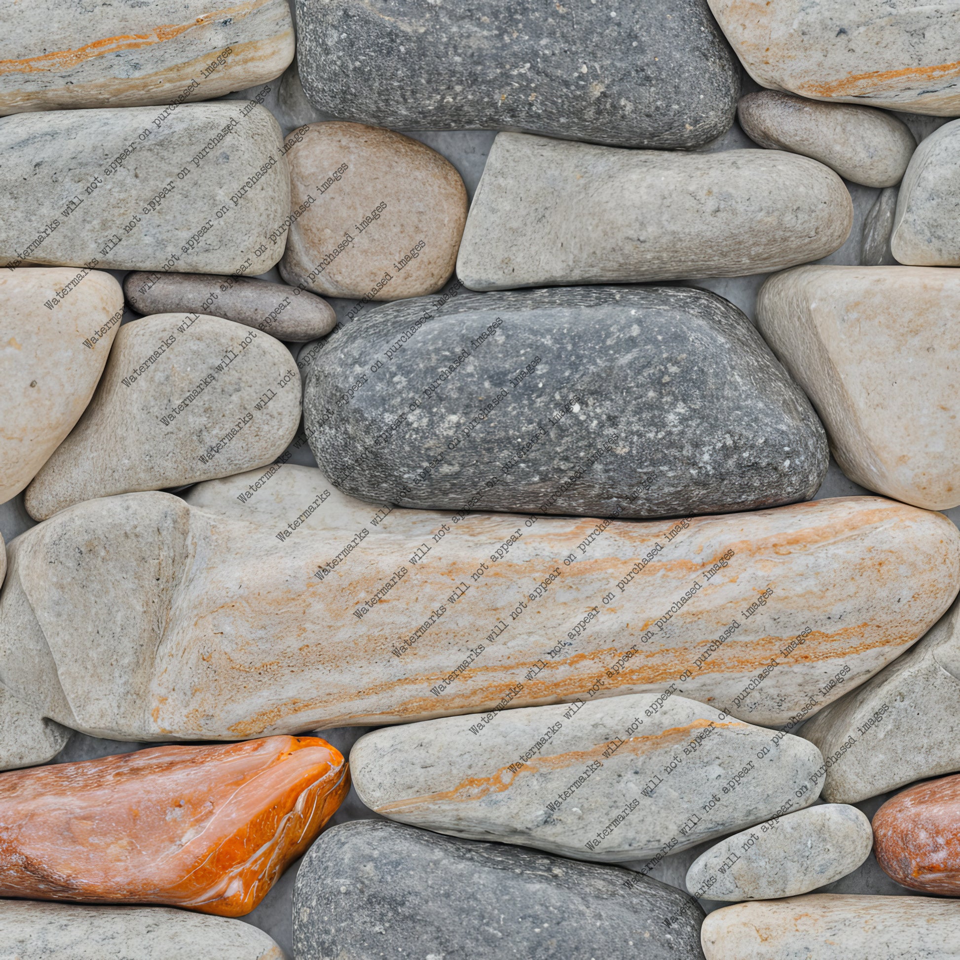 River Rock Wall pack, seamless pattern / tiles / texture 2048*2048 pixels, 300dpi, PNG 10 images - ArtRemade