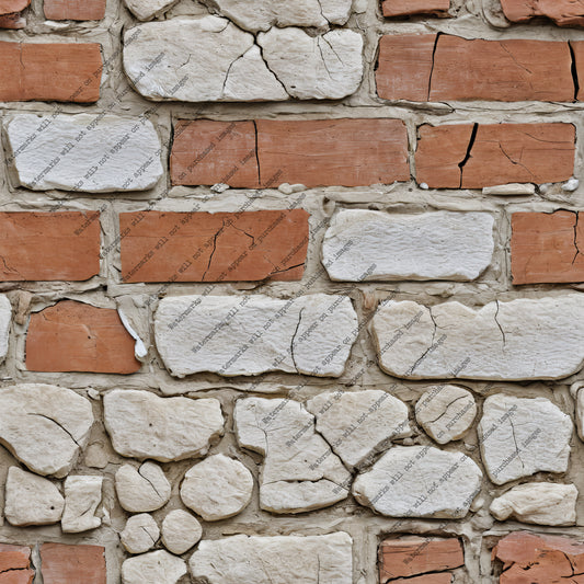 Beige and Orange Brick Wall pack, seamless pattern / tiles / texture 2048*2048 pixels, 300dpi, PNG 10 images - ArtRemade