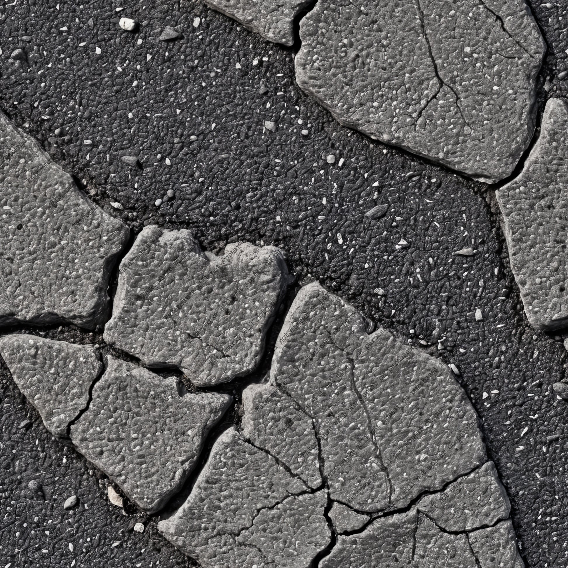 Asphalt pack, seamless pattern / tiles / texture 2048*2048 pixels, 300dpi, PNG 10 images - ArtRemade
