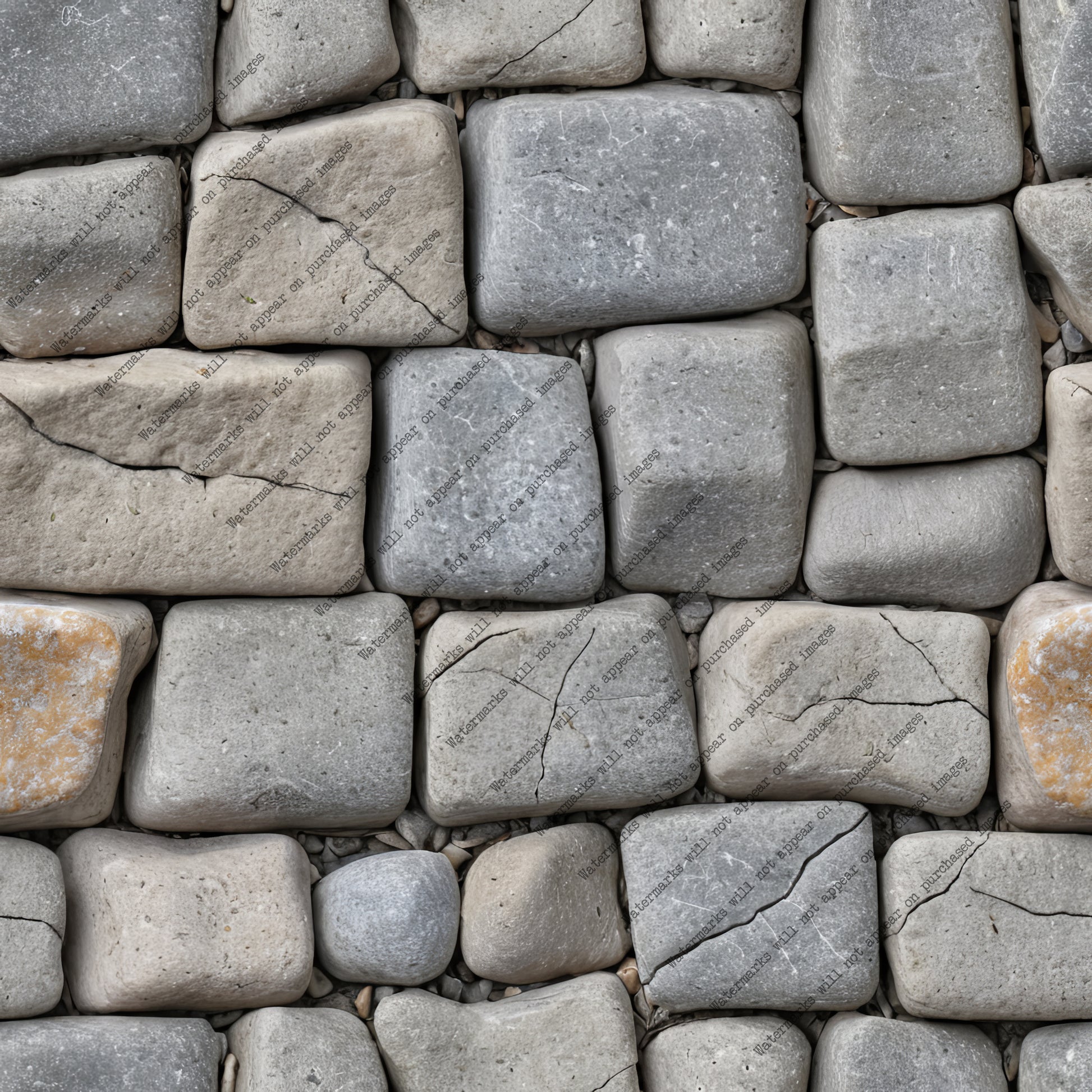 River Rock Wall pack, seamless pattern / tiles / texture 2048*2048 pixels, 300dpi, PNG 10 images - ArtRemade