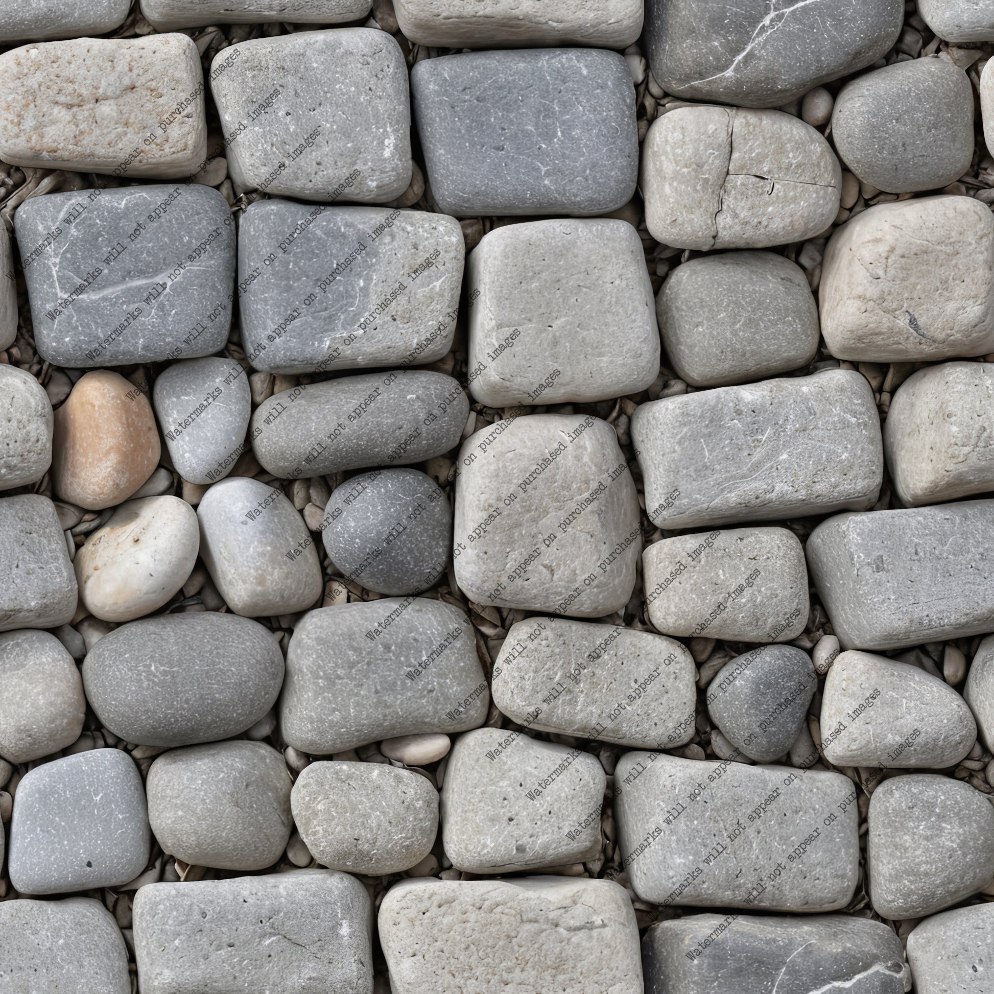 River Rock Wall pack, seamless pattern / tiles / texture 2048*2048 pixels, 300dpi, PNG 10 images - ArtRemade