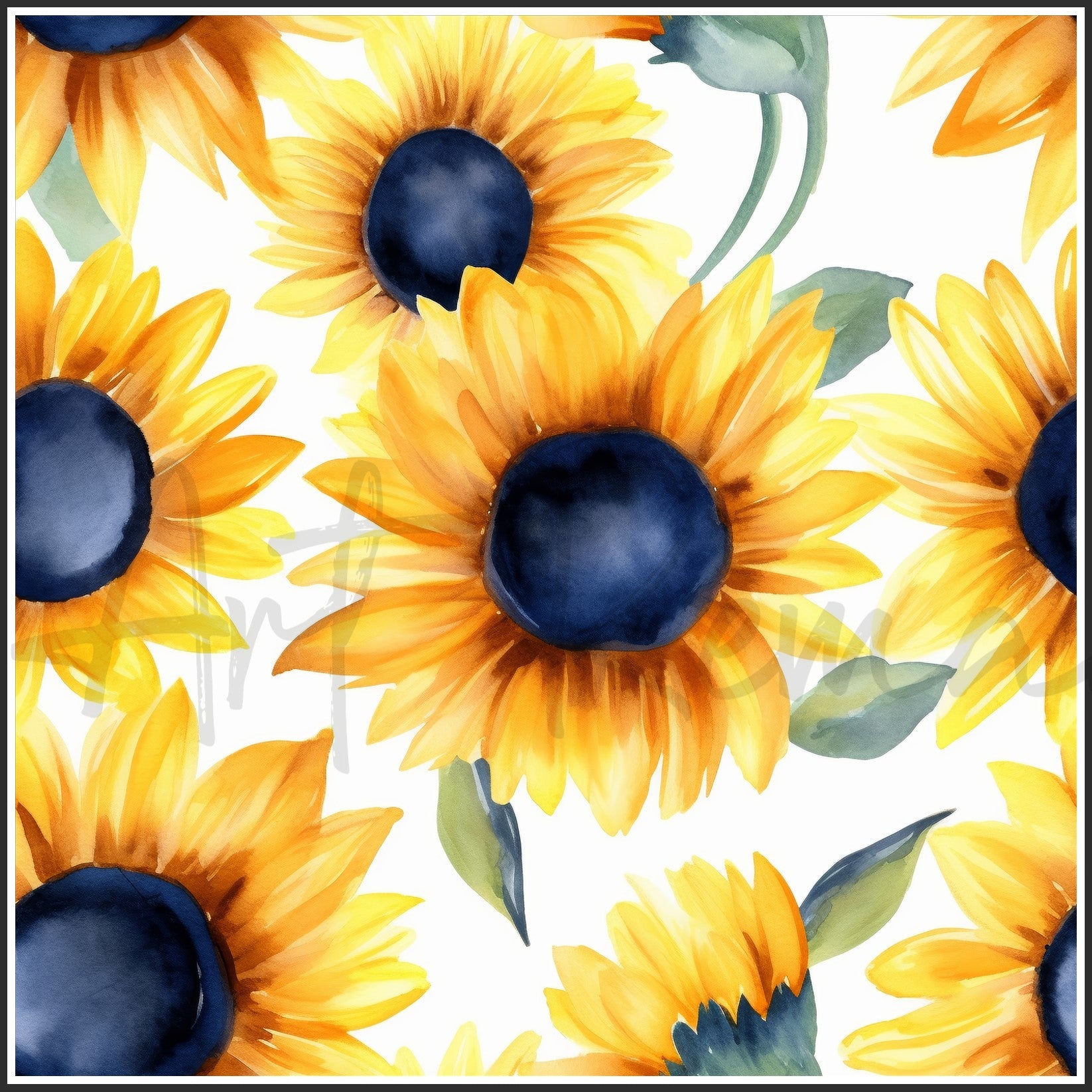 Bicolor Sunflower Art Digital Paper pack, seamless pattern / tiles, 3072 x 3072 pixels, 300dpi, JPEG, SVG, 29 images - ArtRemade