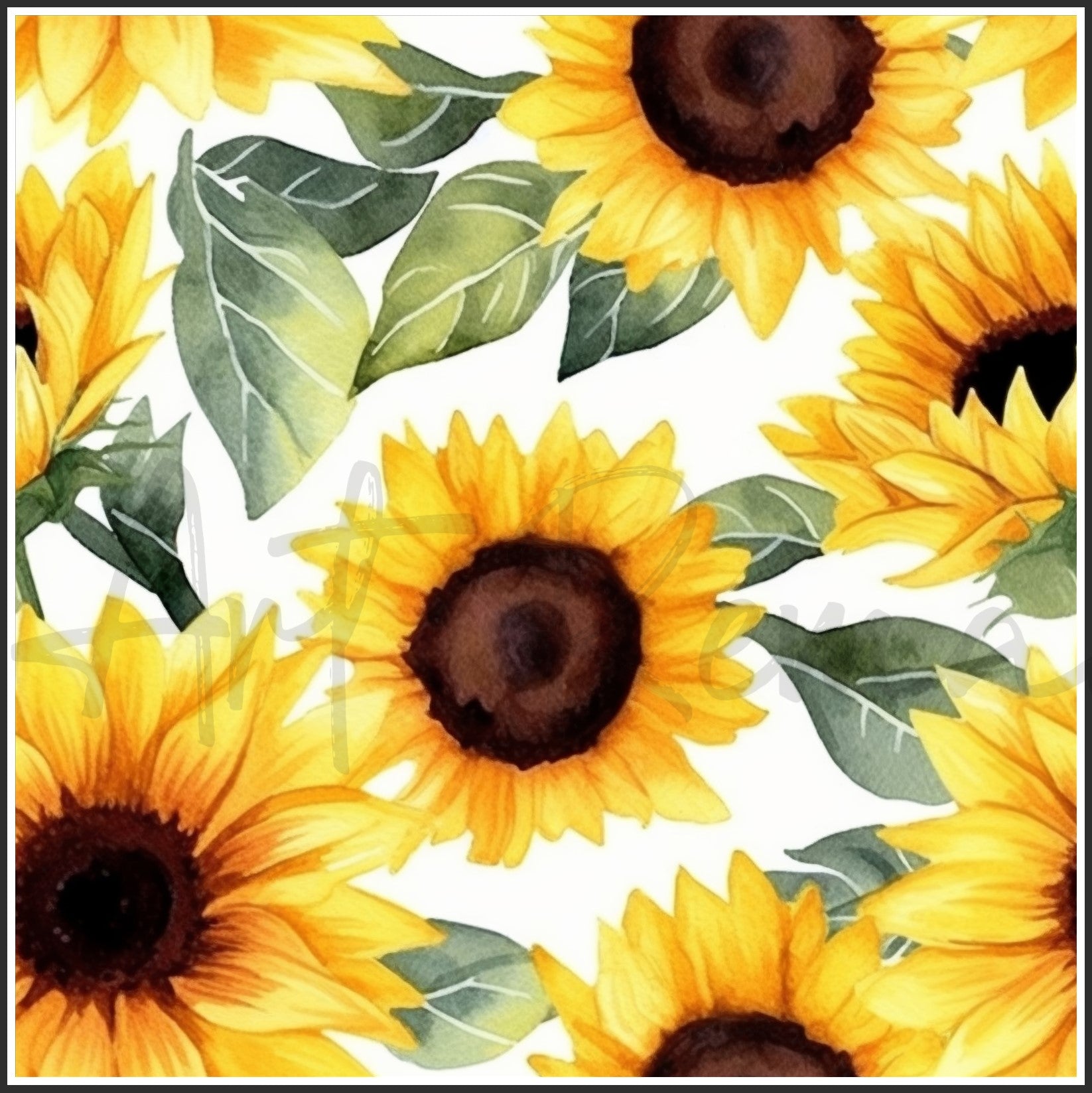 Bicolor Sunflower Art Digital Paper pack, seamless pattern / tiles, 3072 x 3072 pixels, 300dpi, JPEG, SVG, 29 images - ArtRemade