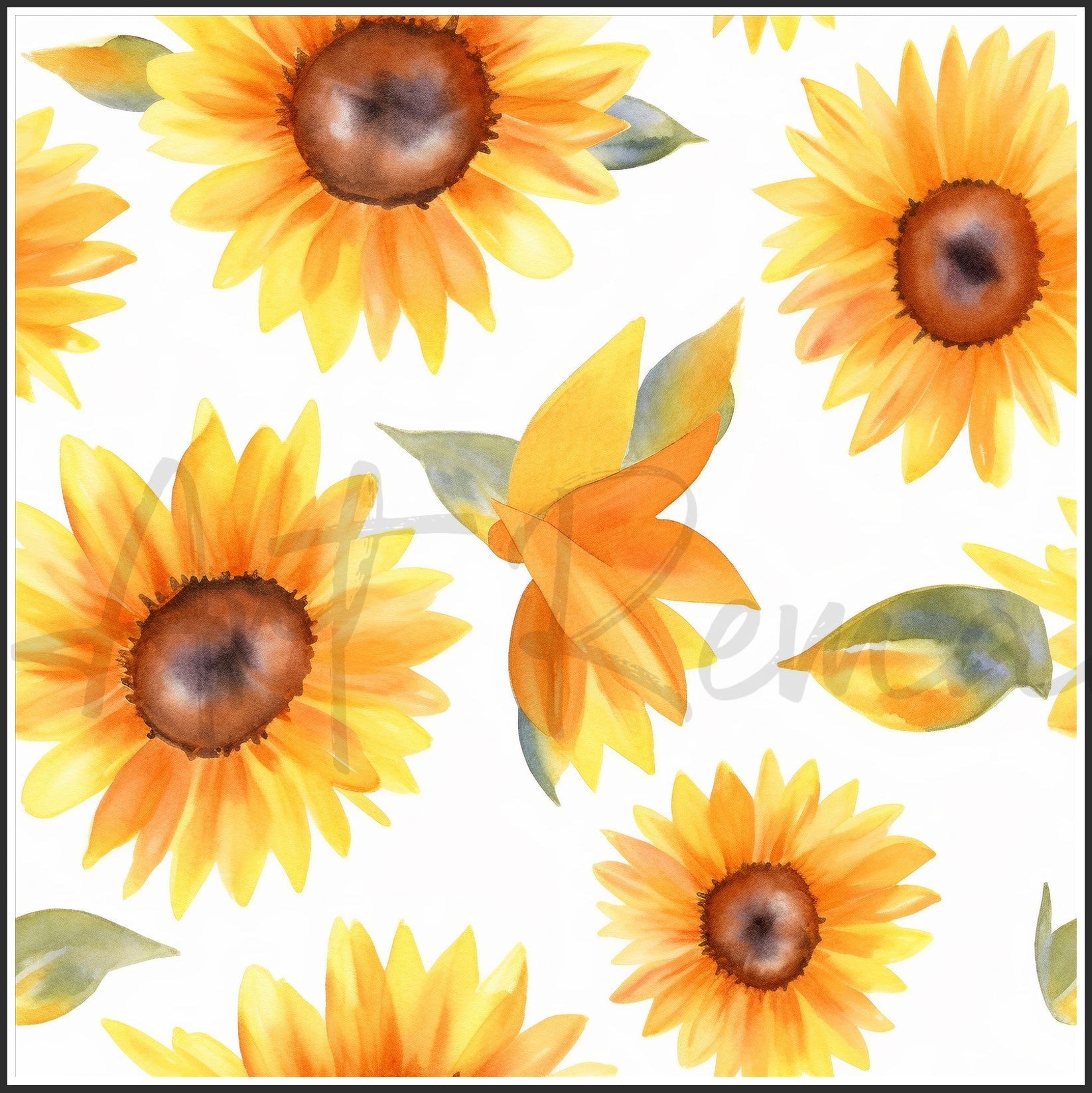 Bicolor Sunflower Art Digital Paper pack, seamless pattern / tiles, 3072 x 3072 pixels, 300dpi, JPEG, SVG, 29 images - ArtRemade