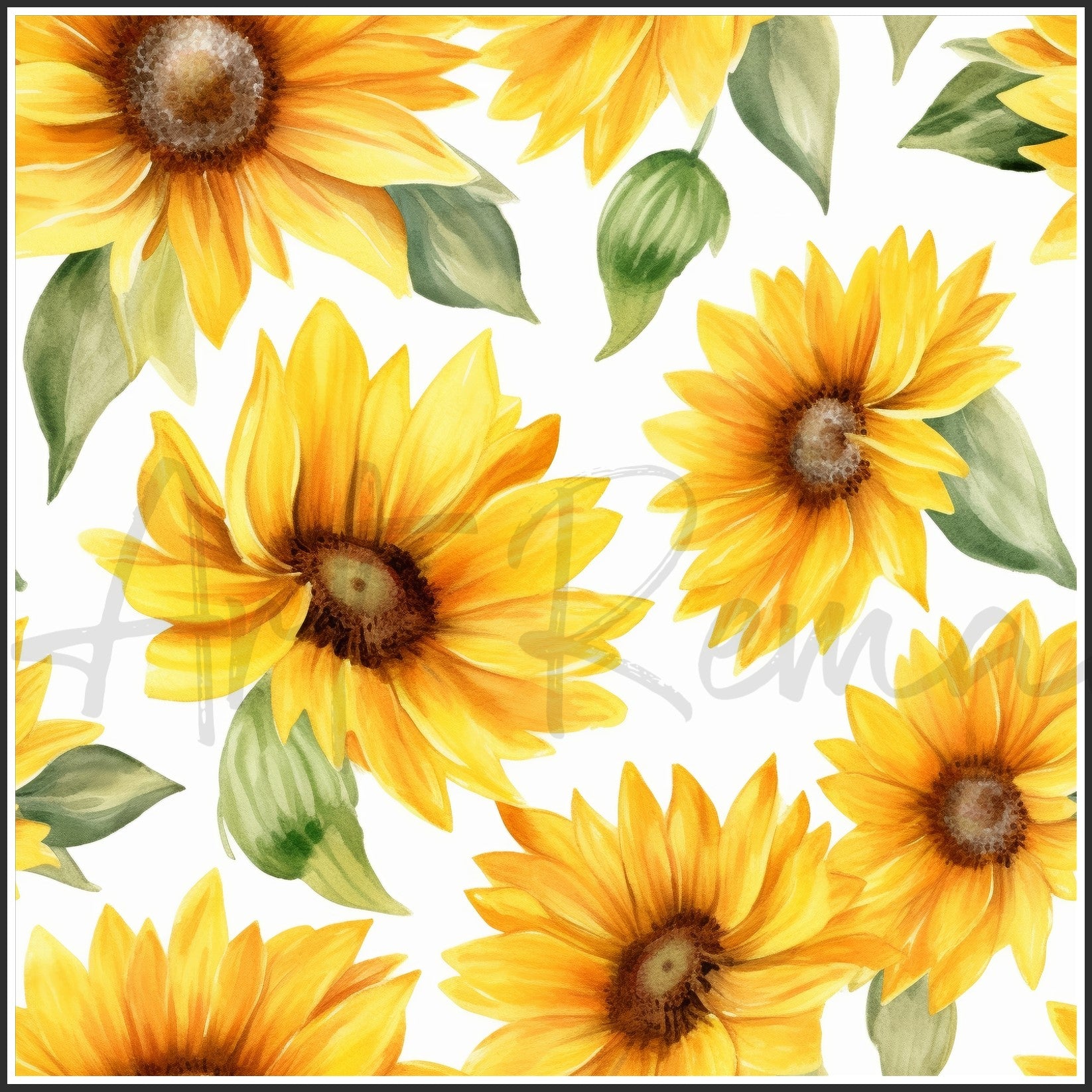 Bicolor Sunflower Art Digital Paper pack, seamless pattern / tiles, 3072 x 3072 pixels, 300dpi, JPEG, SVG, 29 images - ArtRemade